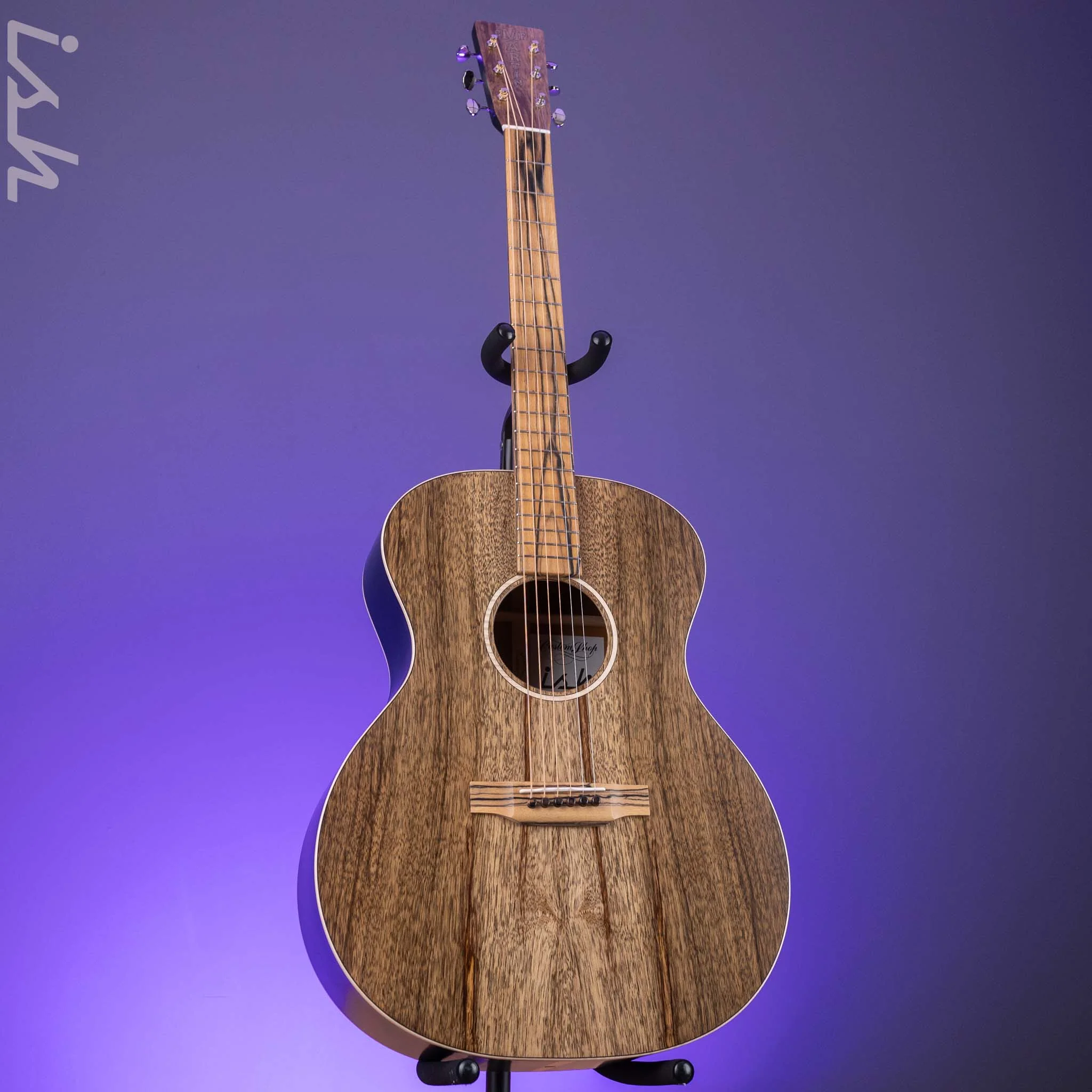 Martin Custom Shop GP-28 Style Acoustic Guitar Black Limba - Image 2