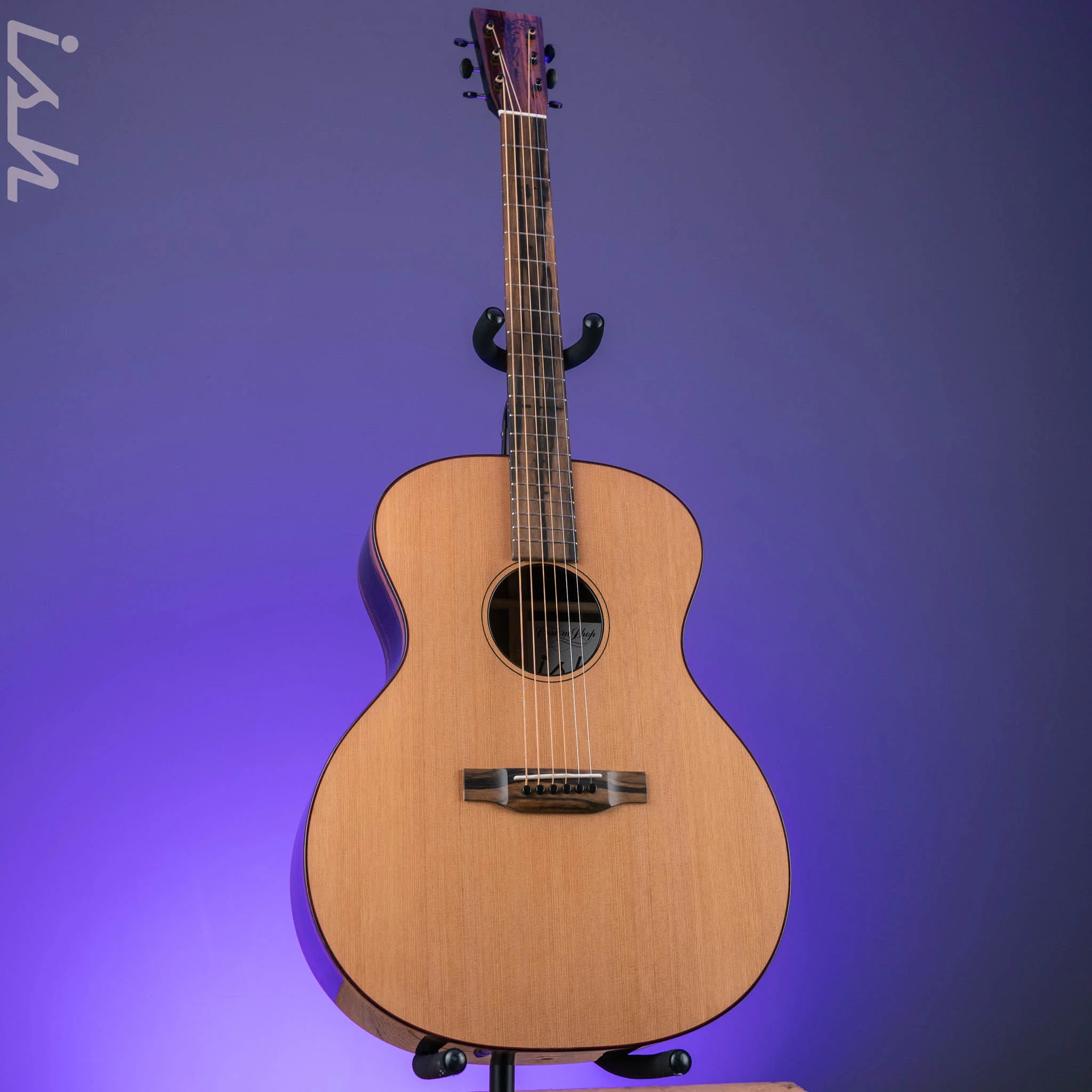 Martin Custom Shop GP-28 Style Cedar Top, Macassar Ebony Back & Sides - Image 3