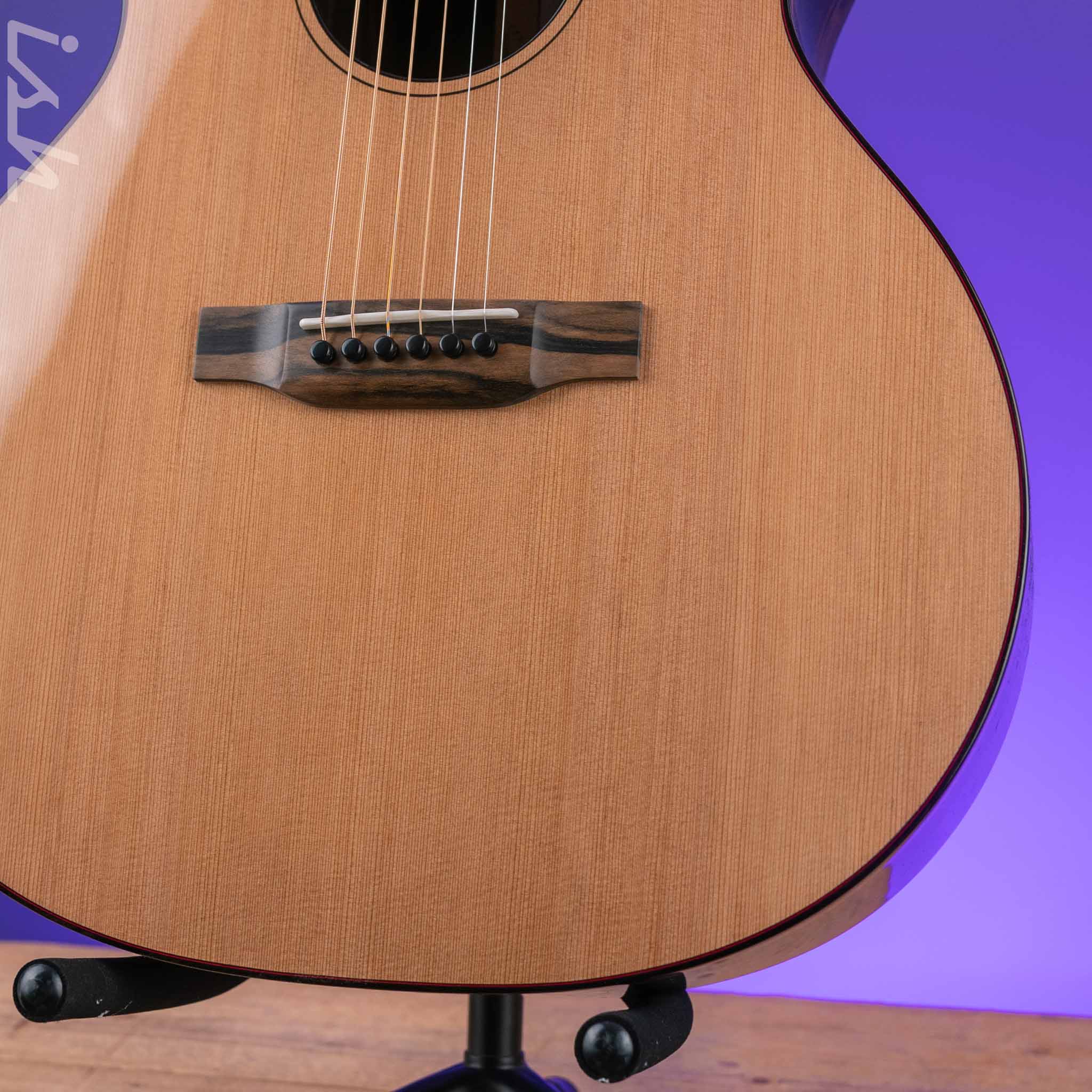 Martin Custom Shop GP-28 Style Cedar Top, Macassar Ebony Back & Sides - Image 5