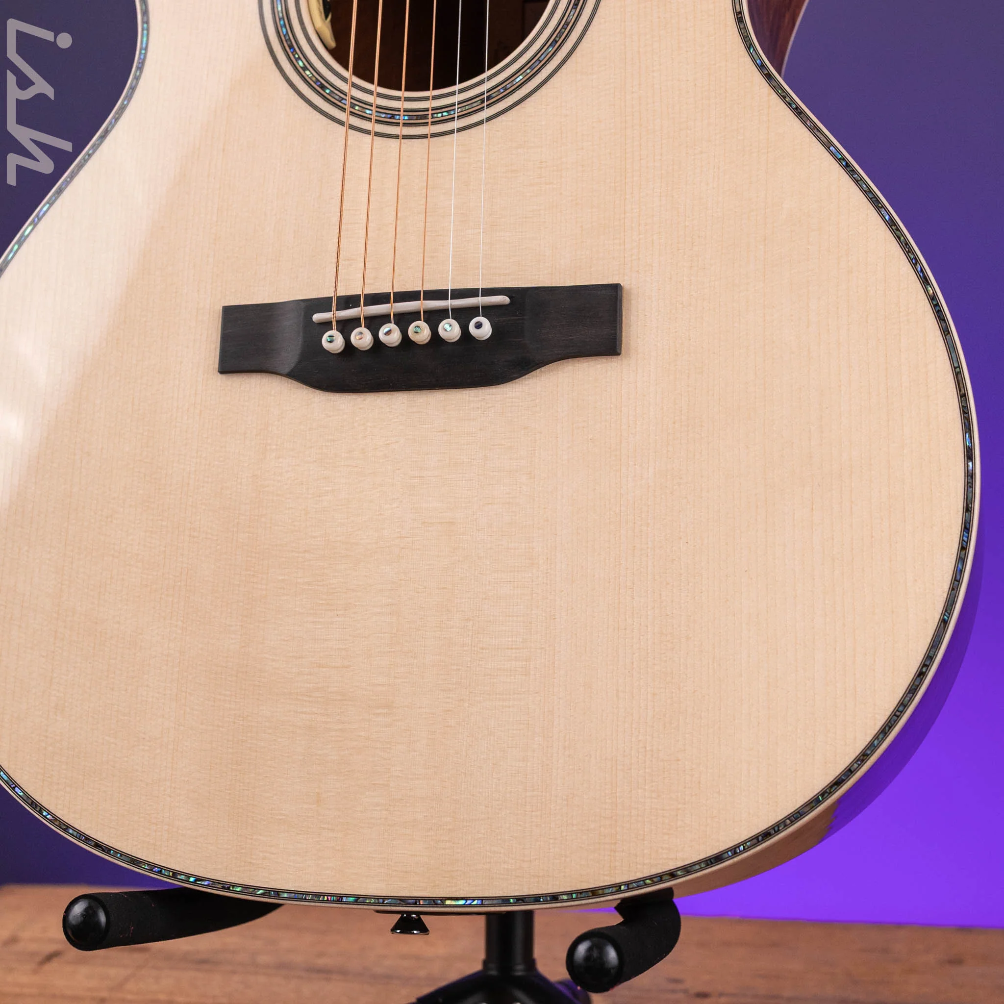 Martin Custom Shop GP41 Style Italian Alpine Spruce, Curly Muninga - Image 7