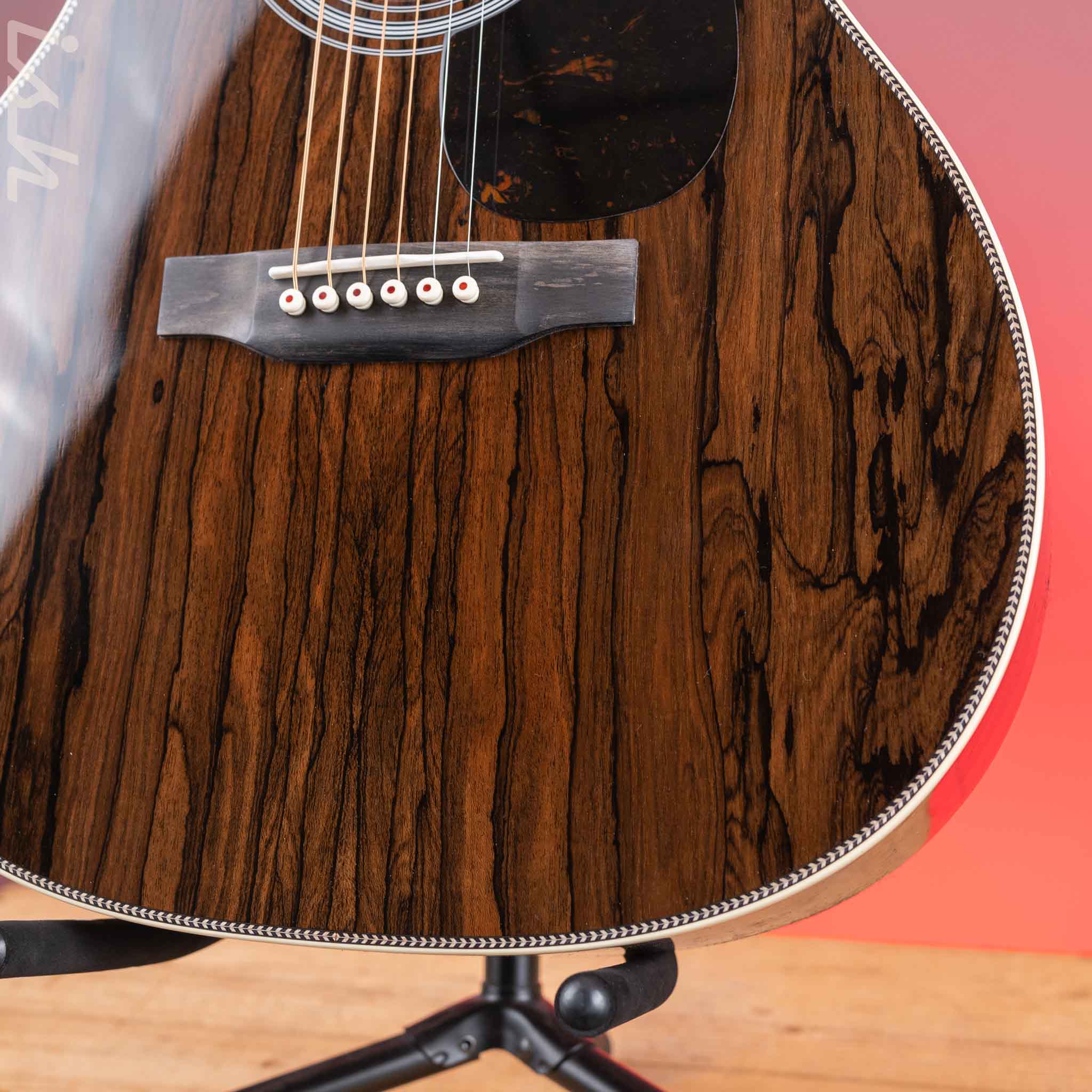Martin Custom Shop OM-28 Style Acoustic Guitar Ziricote - Image 4