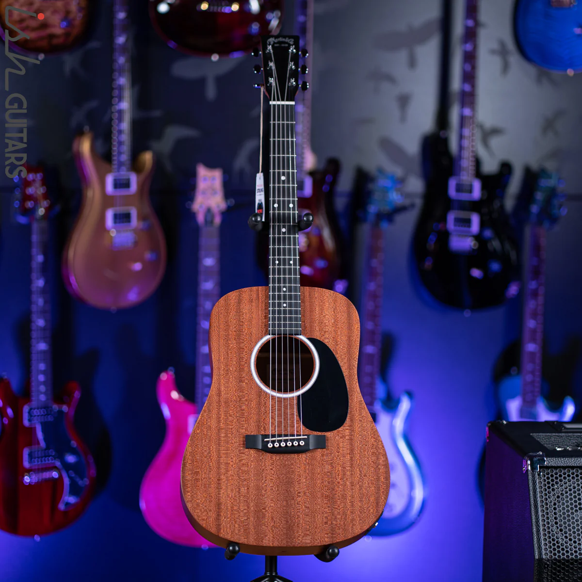 Martin DJr-10 Acoustic Guitar Natural Sapele - Image 2