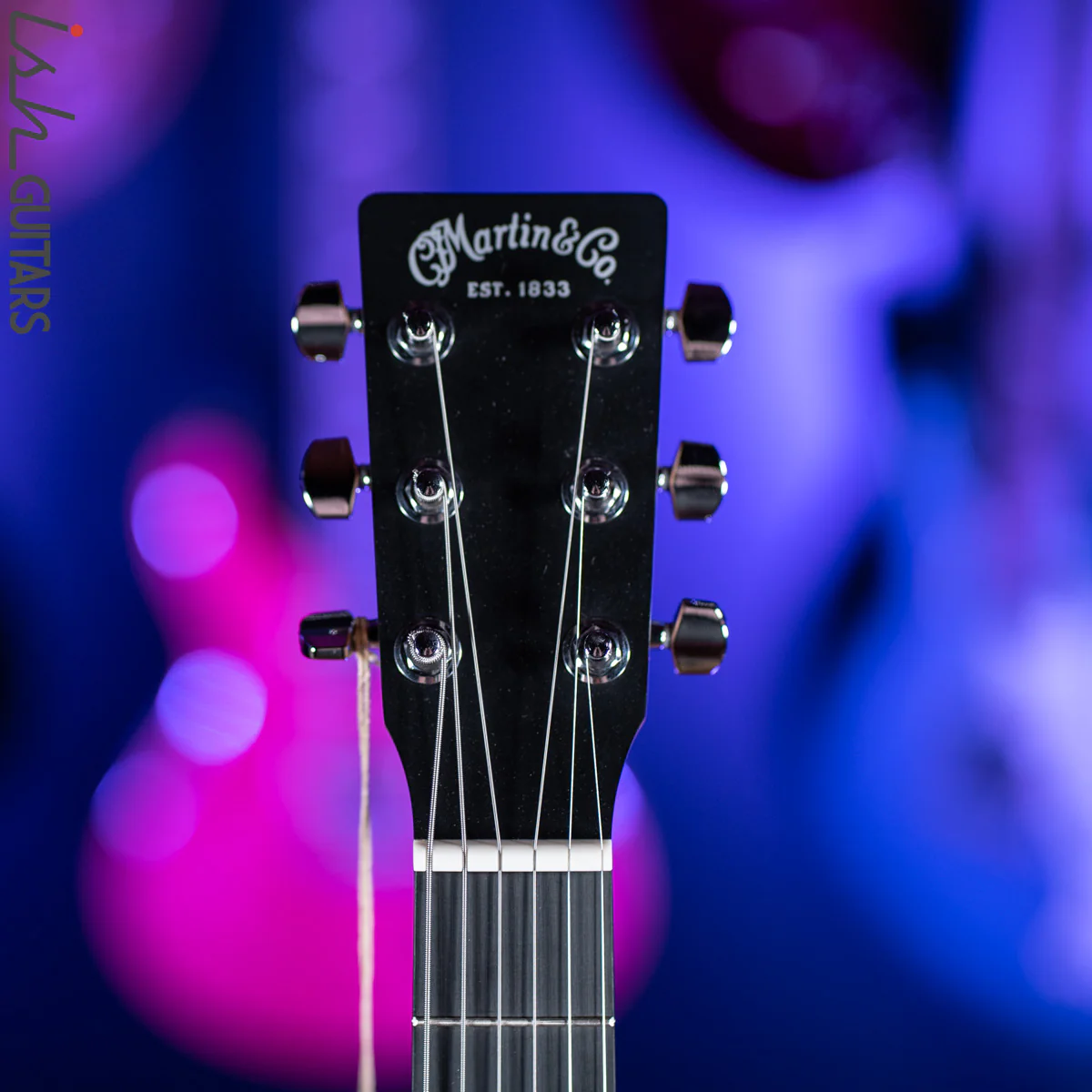 Martin DJr-10 Acoustic Guitar Natural Sapele - Image 6