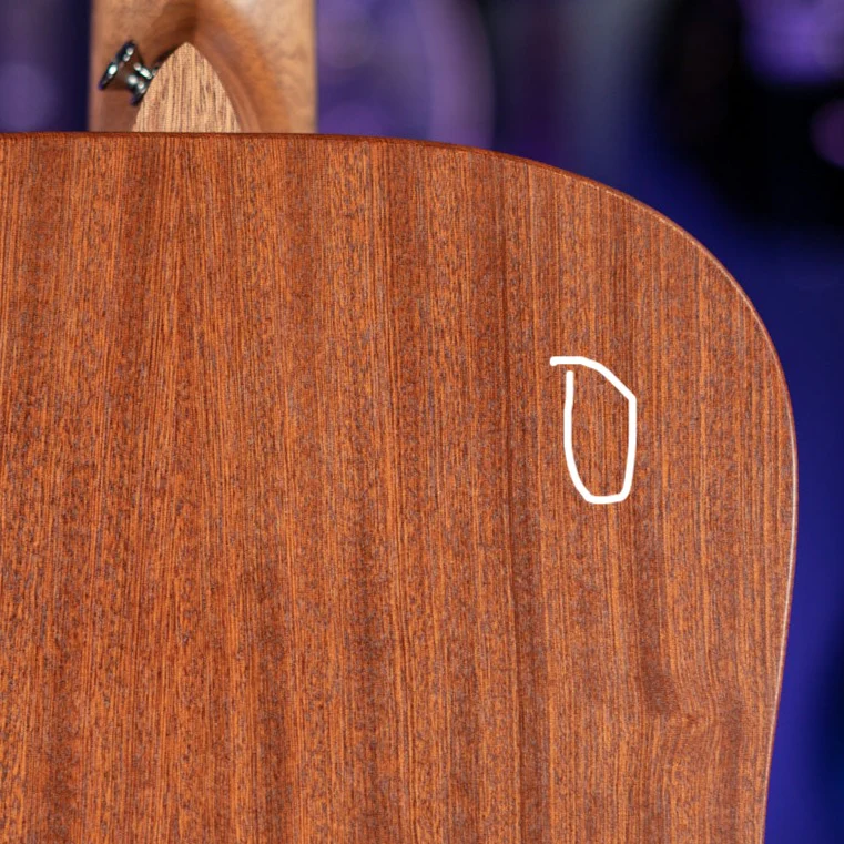 Martin DJr-10 Natural Sitka Acoustic Guitar - Blemished - Image 13