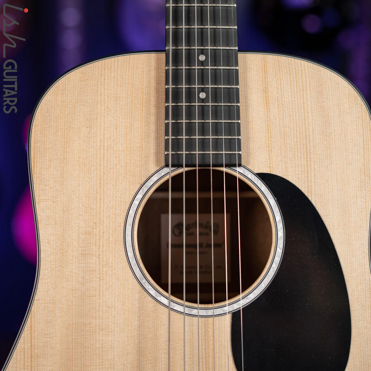 Martin DJr-10 Natural Sitka Acoustic Guitar - Blemished - Image 3