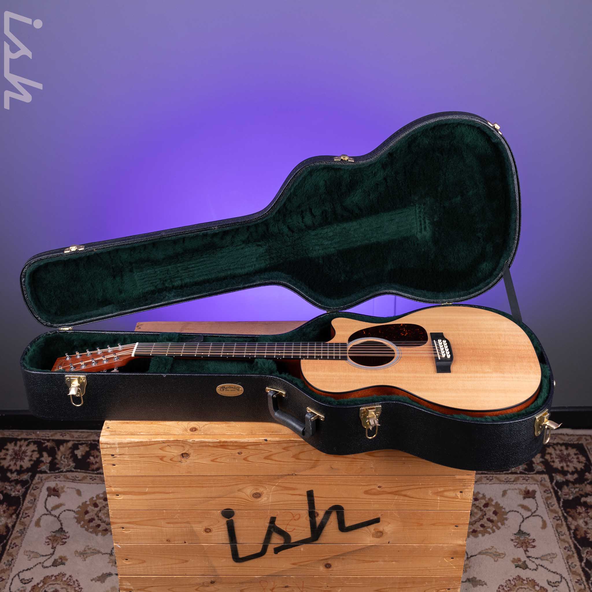 2017 Martin GPC12PA4 12-String Acoustic Guitar Natural - Image 18