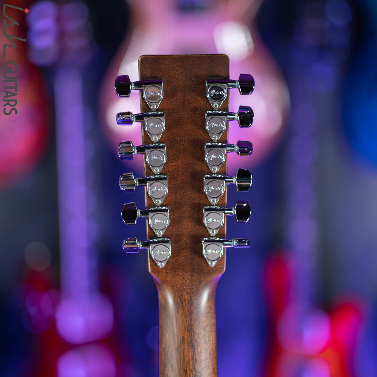 Martin Grand J16E 12-String Acoustic-Electric Guitar Natural - Image 11
