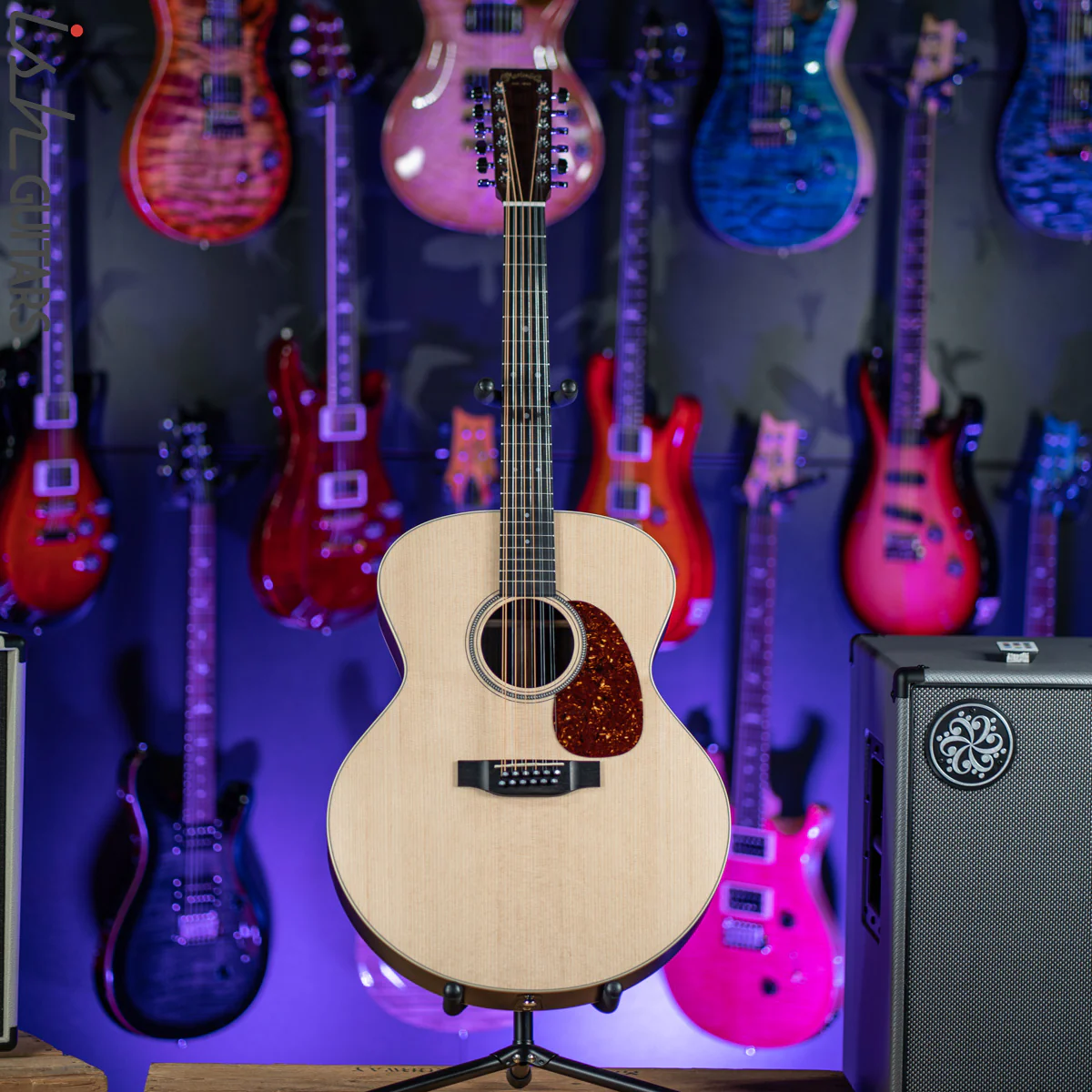 Martin Grand J16E 12-String Acoustic-Electric Guitar Natural - Image 2