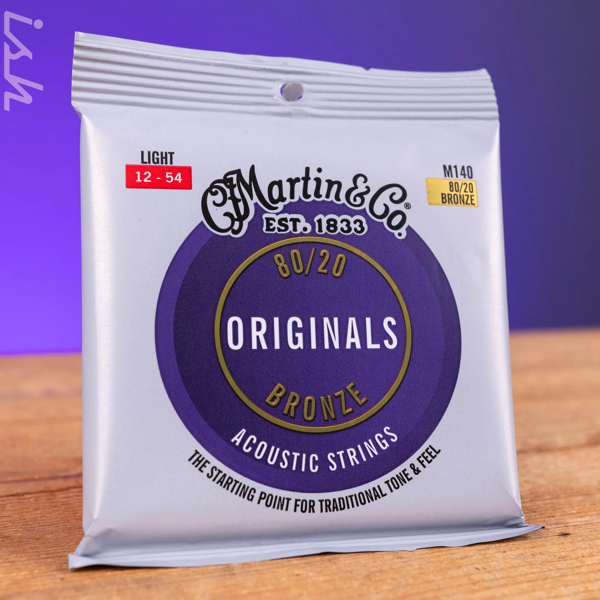 Martin M140 12-54 Light Original Acoustic Strings 80/20 Bronze