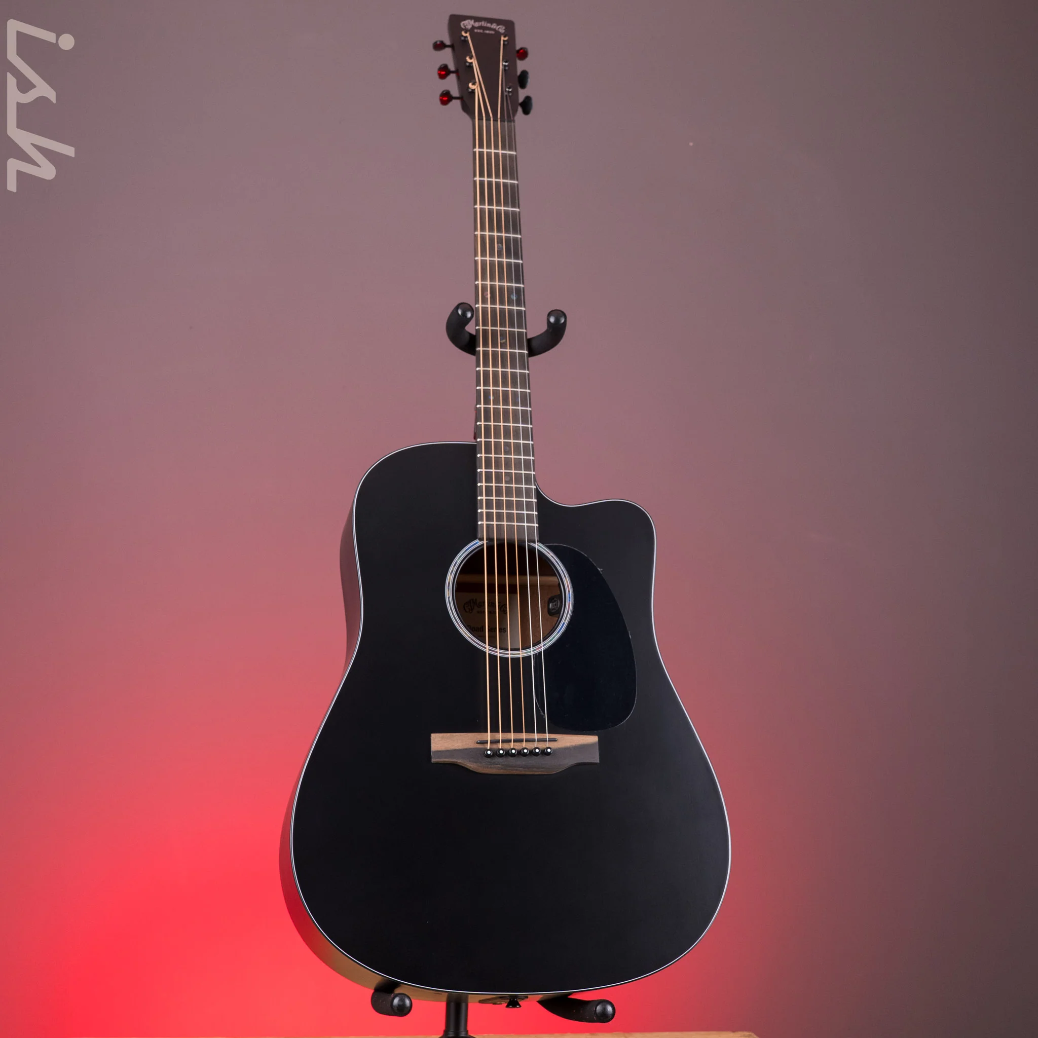Martin Road Series DC-10E Modern Black Acoustic-Electric Guitar *New Model* - Image 2