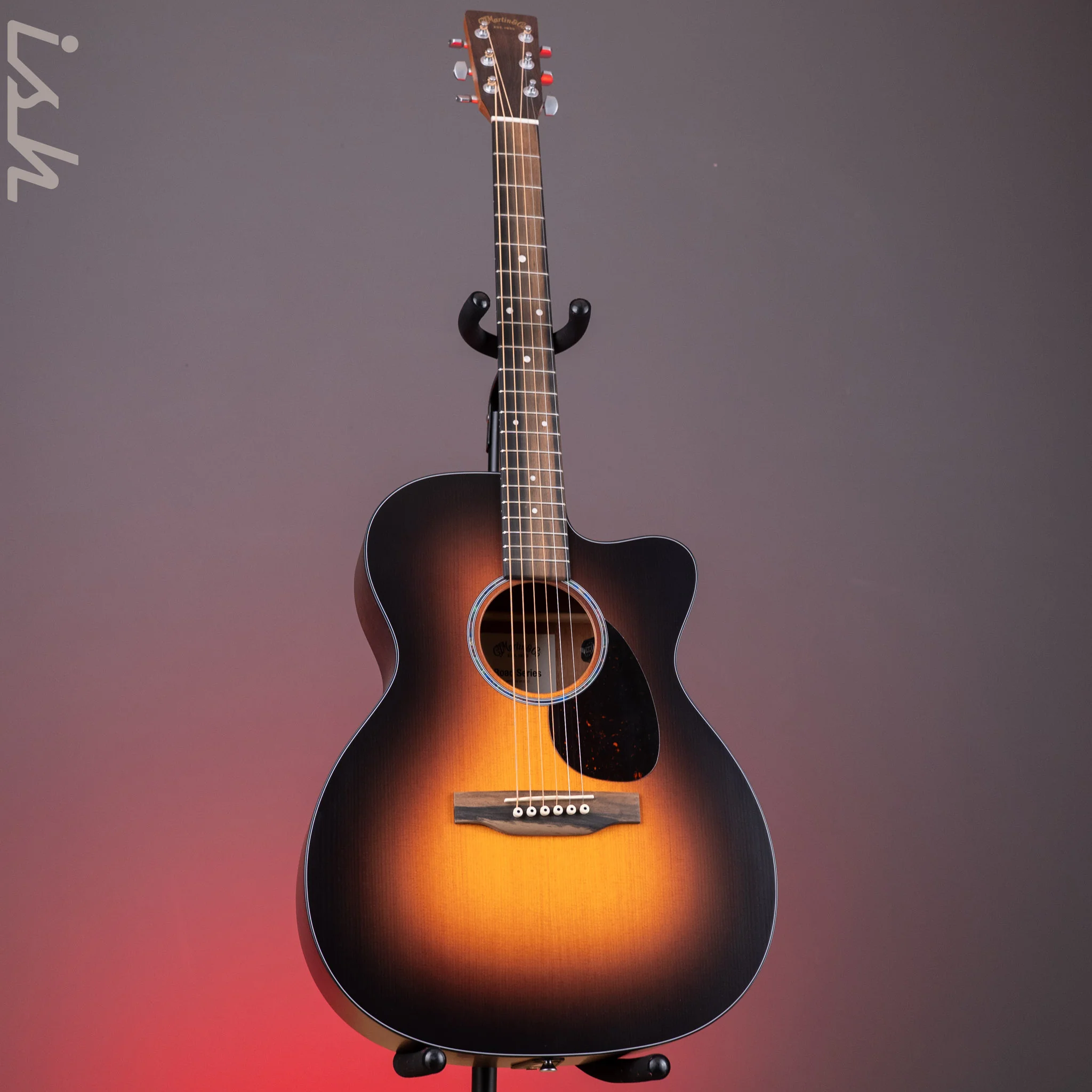 Martin Road Series OMC-10E Modern Acoustic-Electric Guitar 1935 Sunburst *New Model* - Image 2