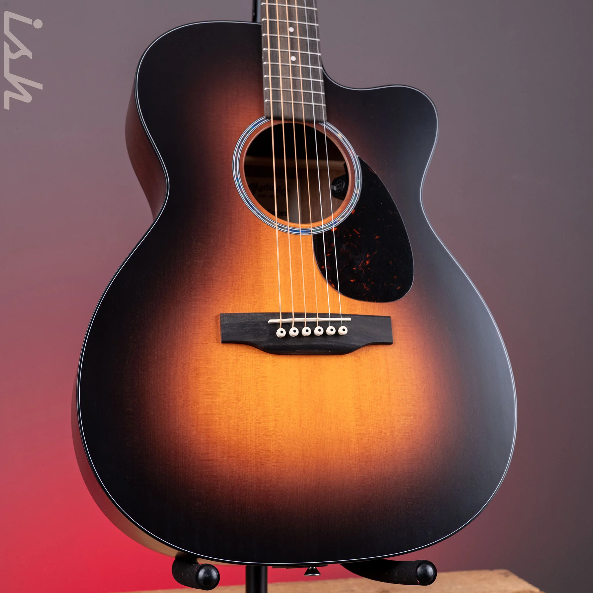 Martin Road Series OMC-10E Modern Acoustic-Electric Guitar 1935 Sunburst *New Model*