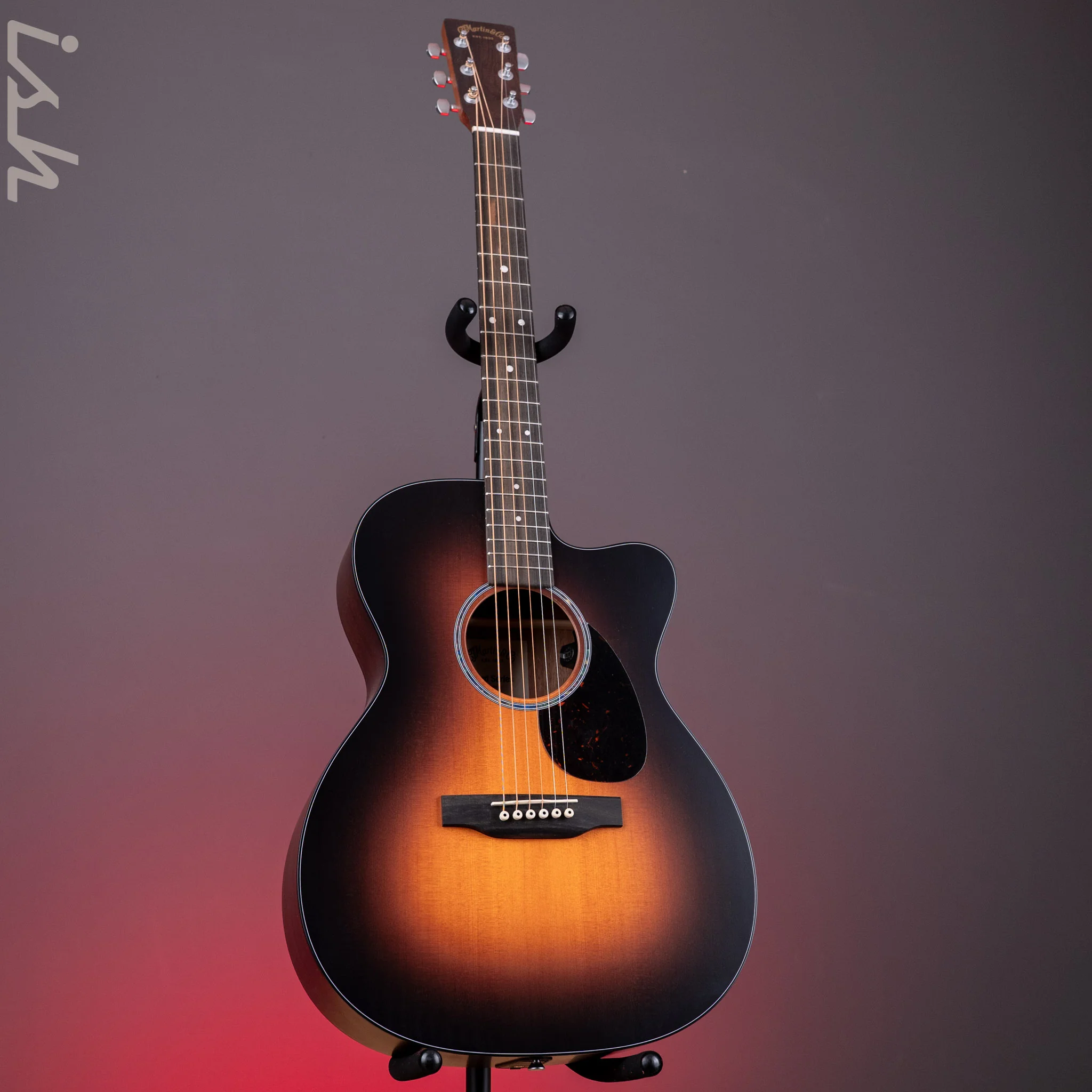Martin Road Series OMC-10E Modern Acoustic-Electric Guitar 1935 Sunburst *New Model* - Image 2