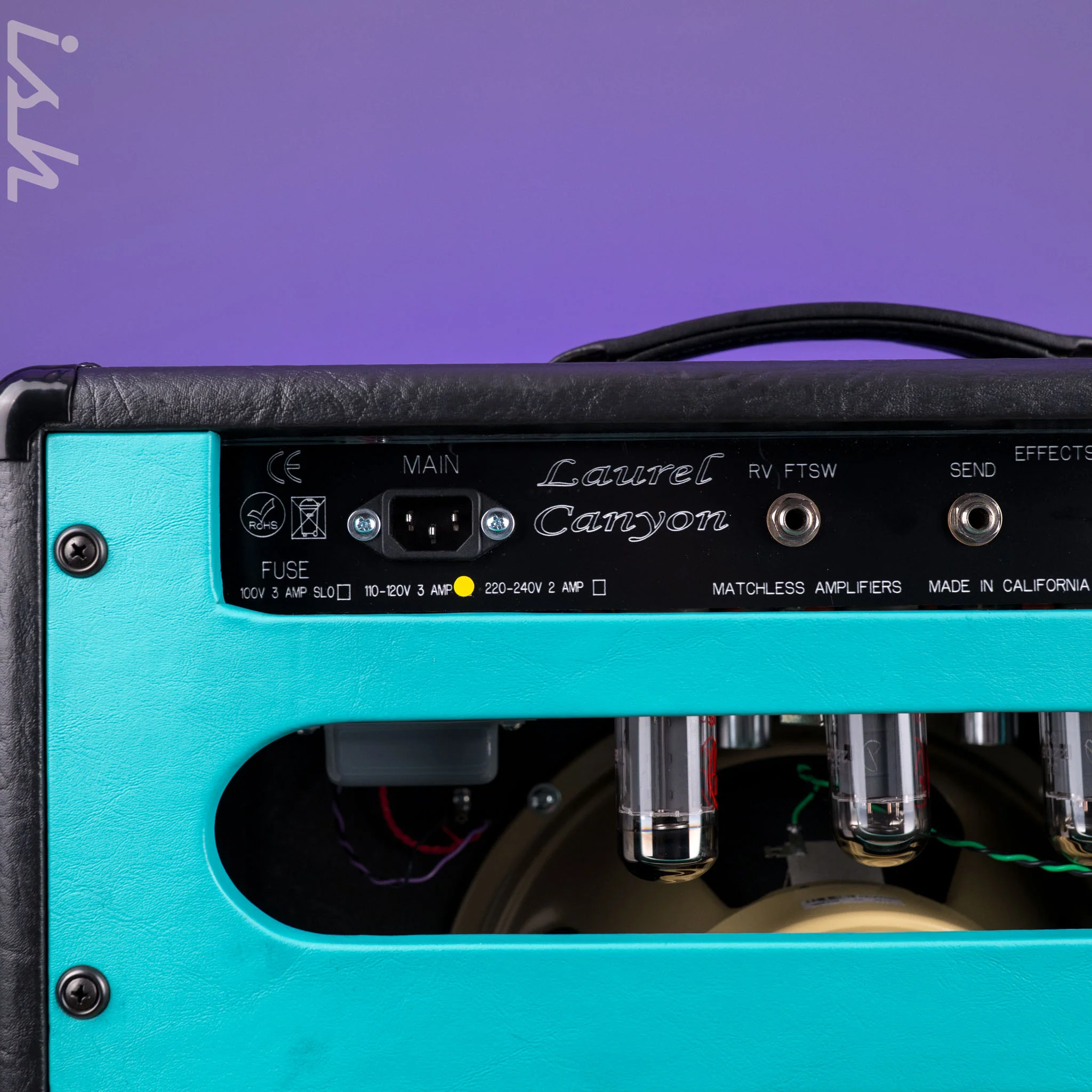 Matchless Laurel Canyon Reverb 1x12" Combo Amp Turquoise - Image 5