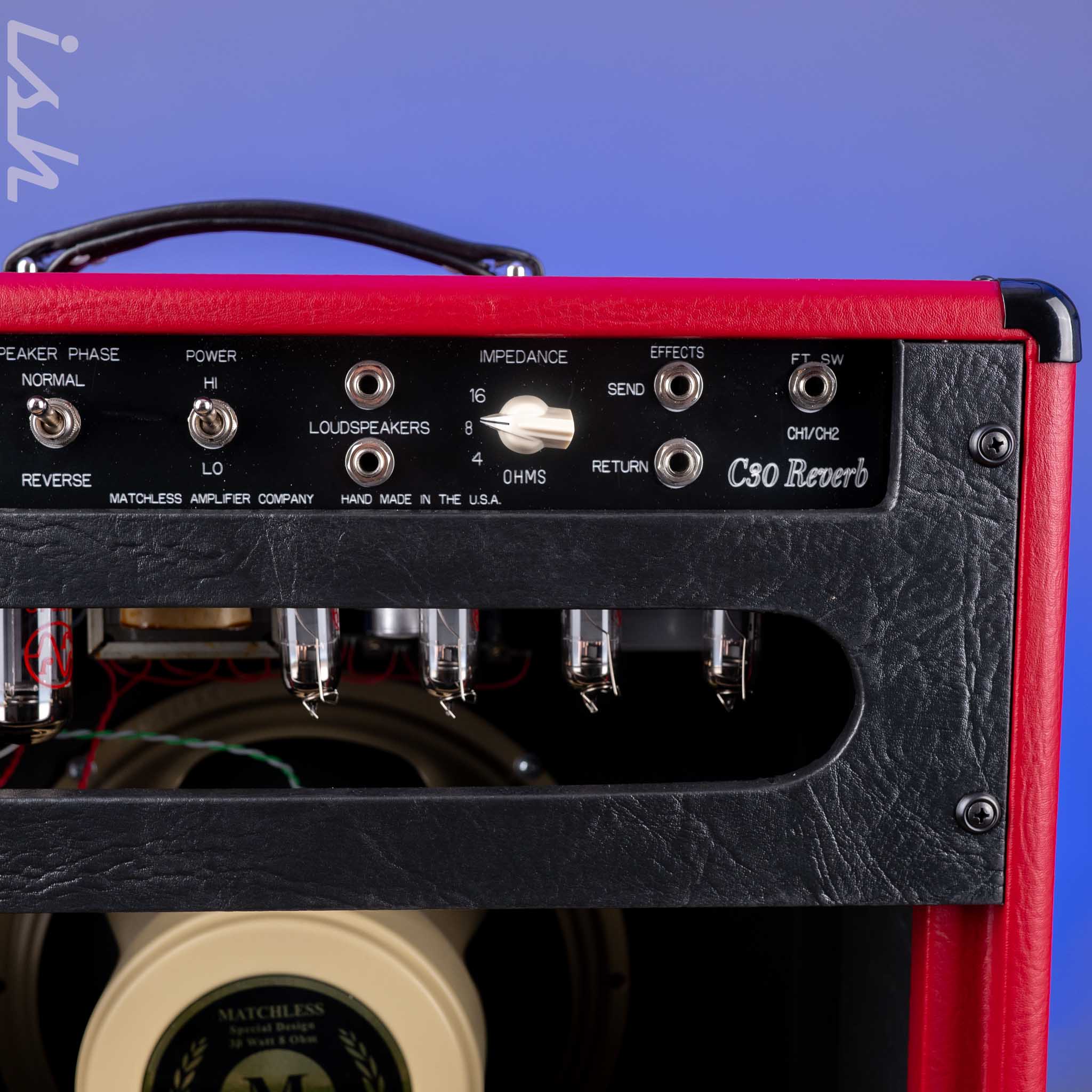 Matchless SC-30 Reverb 112 Combo Custom Red Tolex - Image 6