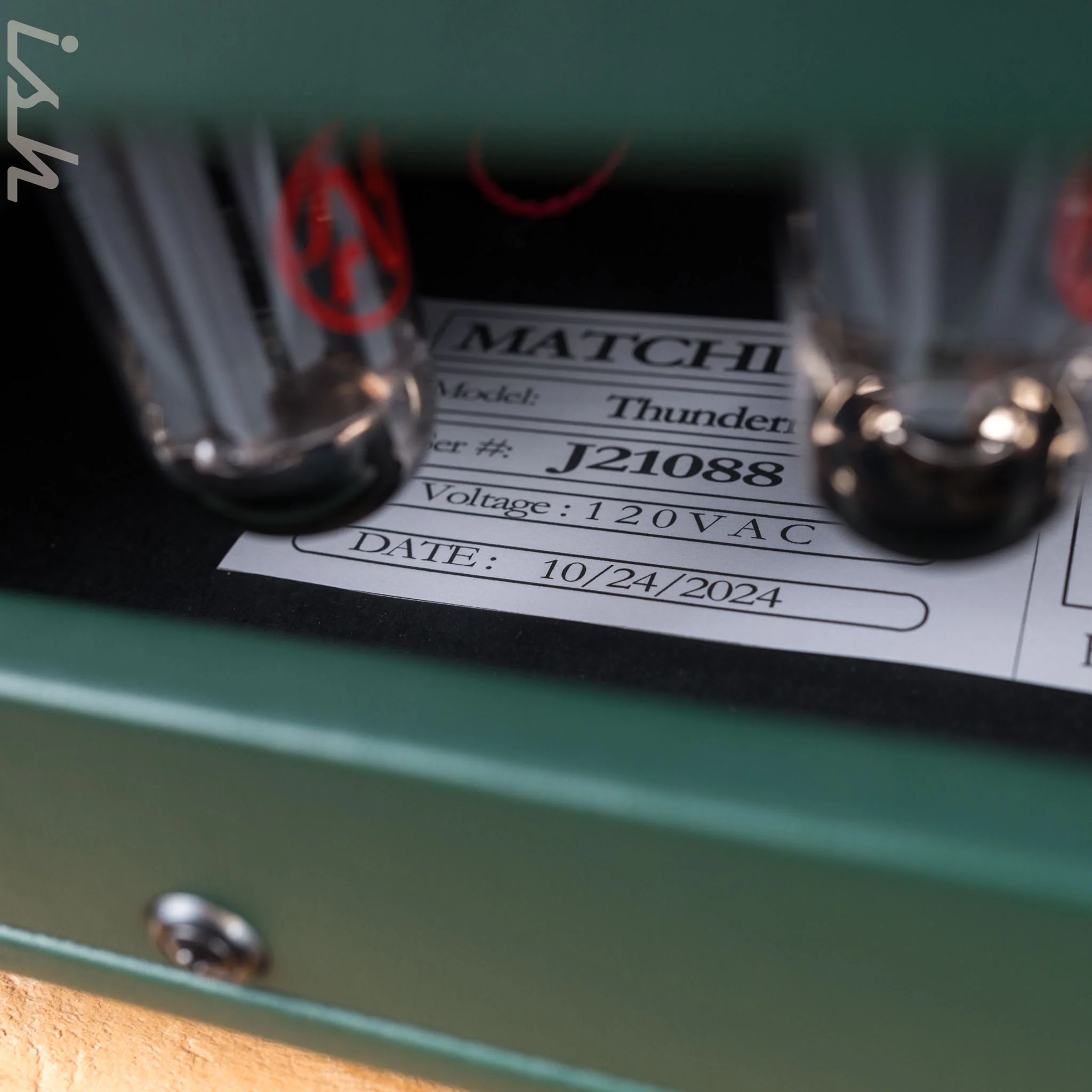 Matchless Thunderman 45W Bass Amp Custom Green Tolex - Image 7
