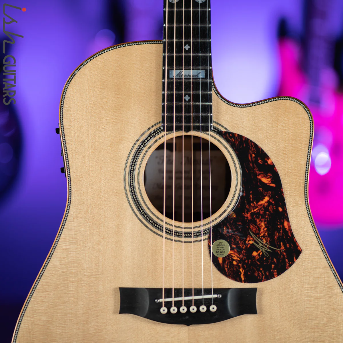 Maton Messiah EM100C Acoustic-Electric Guitar Sitka Spruce - Image 4