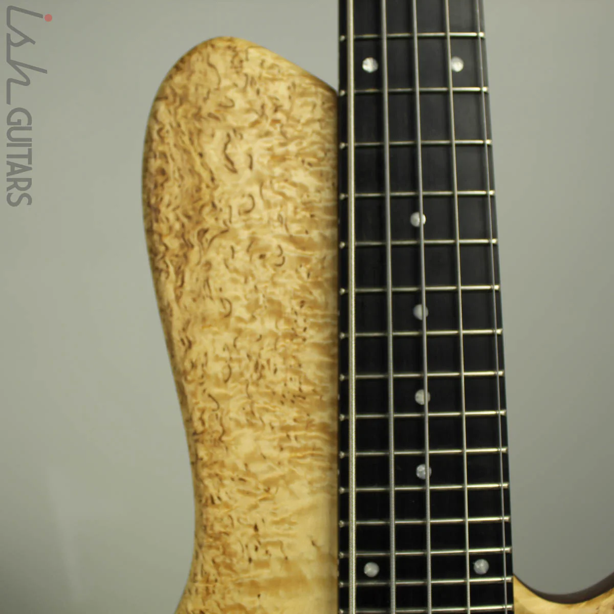 Mattisson Series I "Swiss" 5-String 'Headed Headless' Masur Birch Bass - Image 4