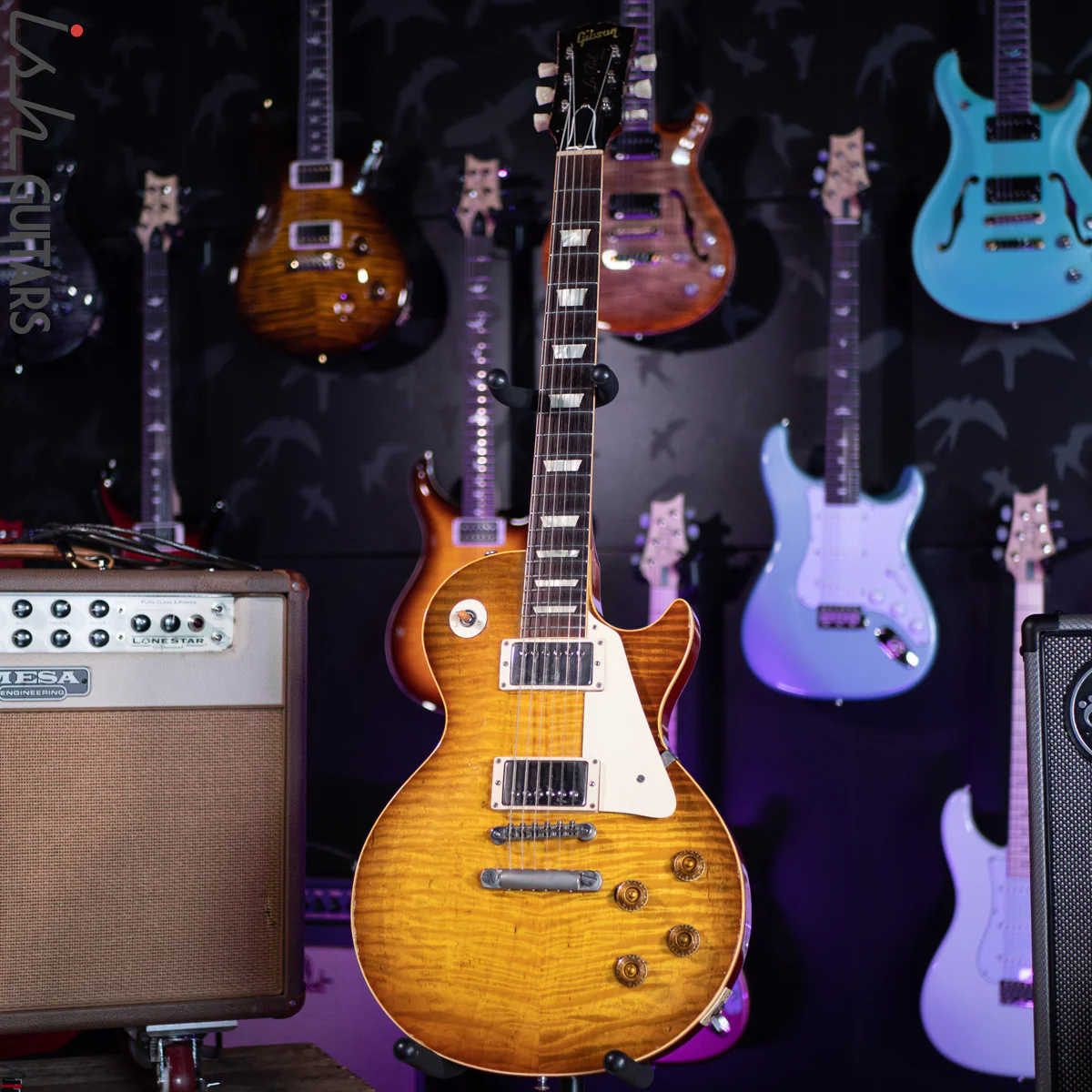 1990s Max Burst "Gibson" Les Paul Lemon Burst - Image 2