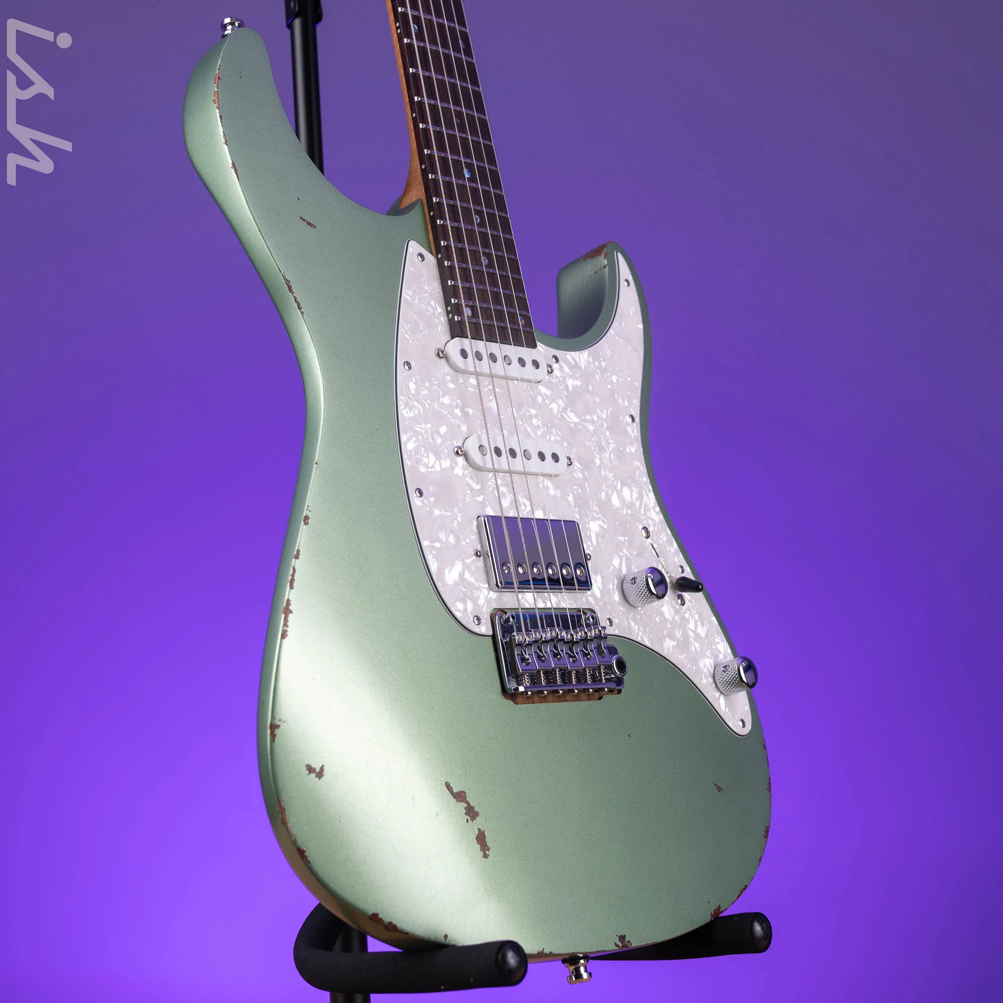 Mayones Aquila V24 Aged Metallic Emerald Green - Image 3