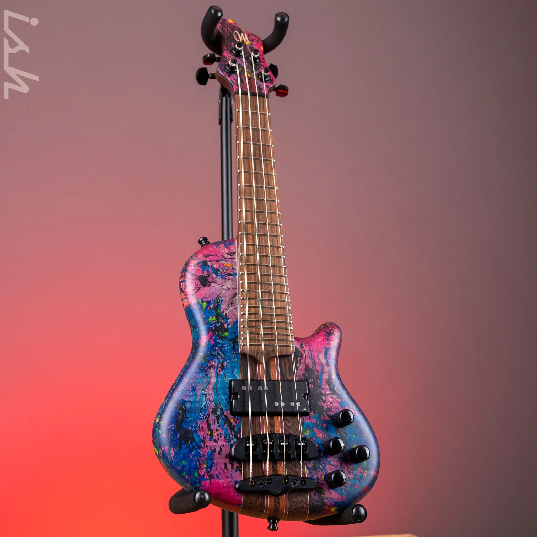 Mayones Cali 4 Bass Multicolor Swirl NAMM 2025 - Image 2