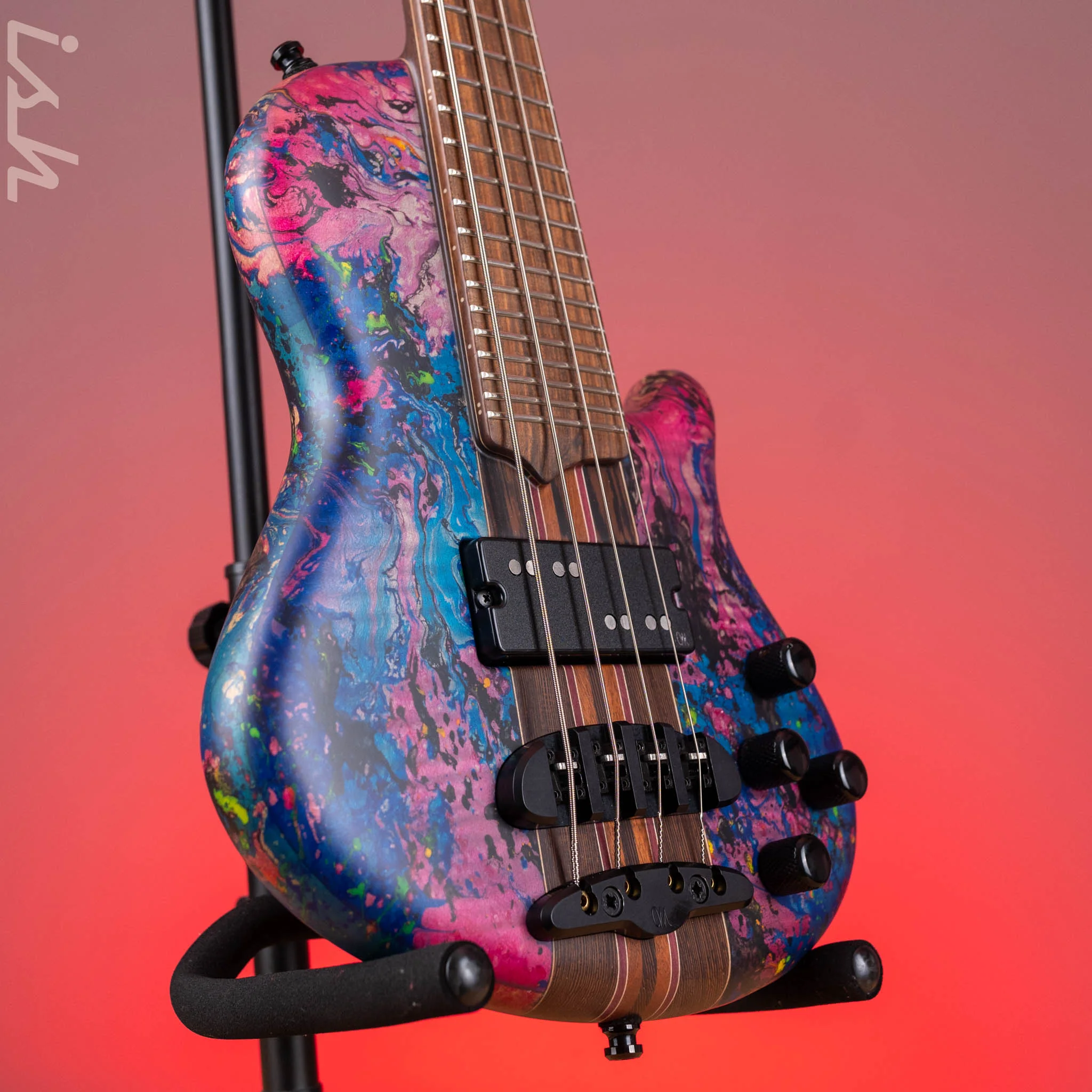 Mayones Cali 4 Bass Multicolor Swirl NAMM 2025 - Image 3