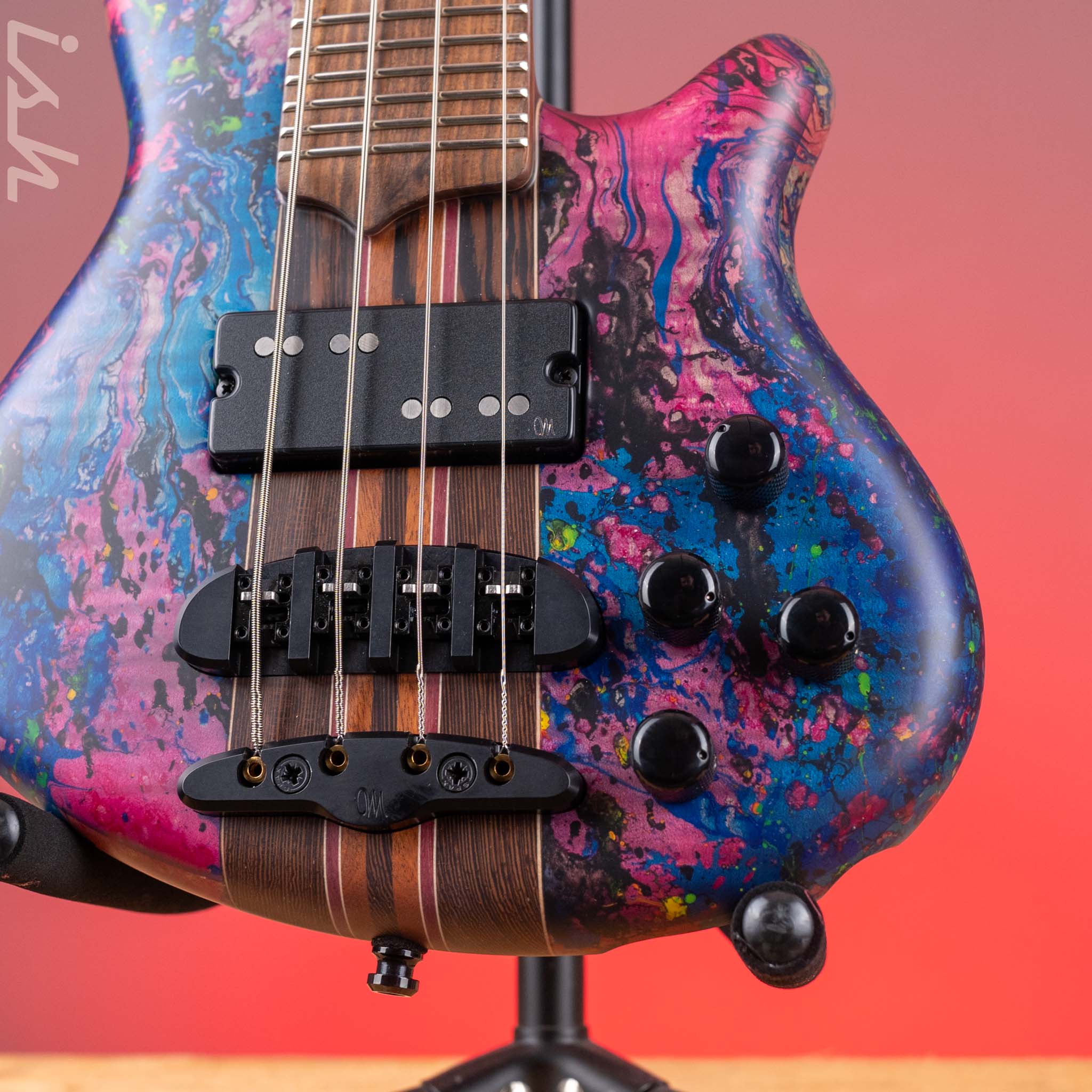 Mayones Cali 4 Bass Multicolor Swirl NAMM 2025 - Image 5