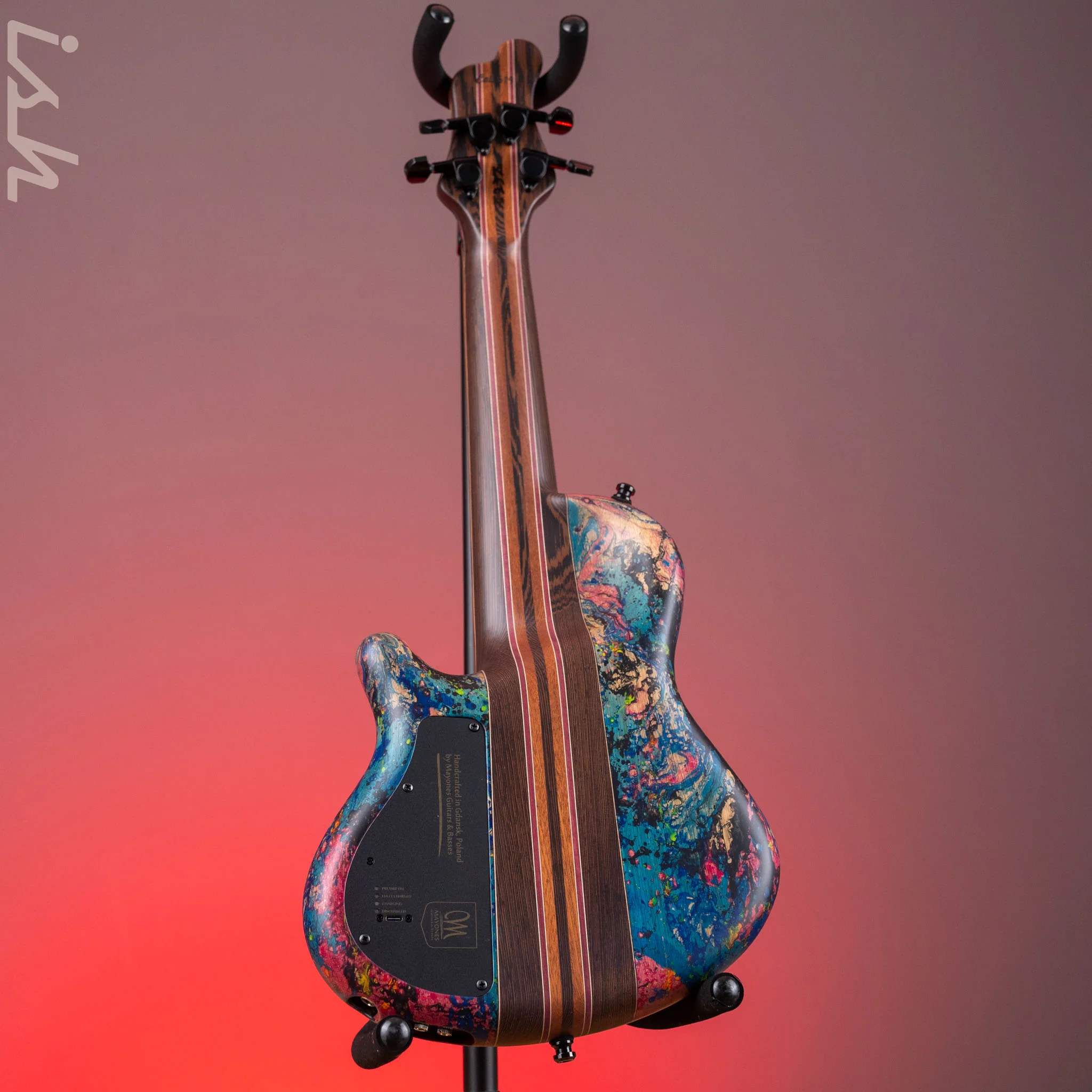 Mayones Cali 4 Bass Multicolor Swirl NAMM 2025 - Image 7