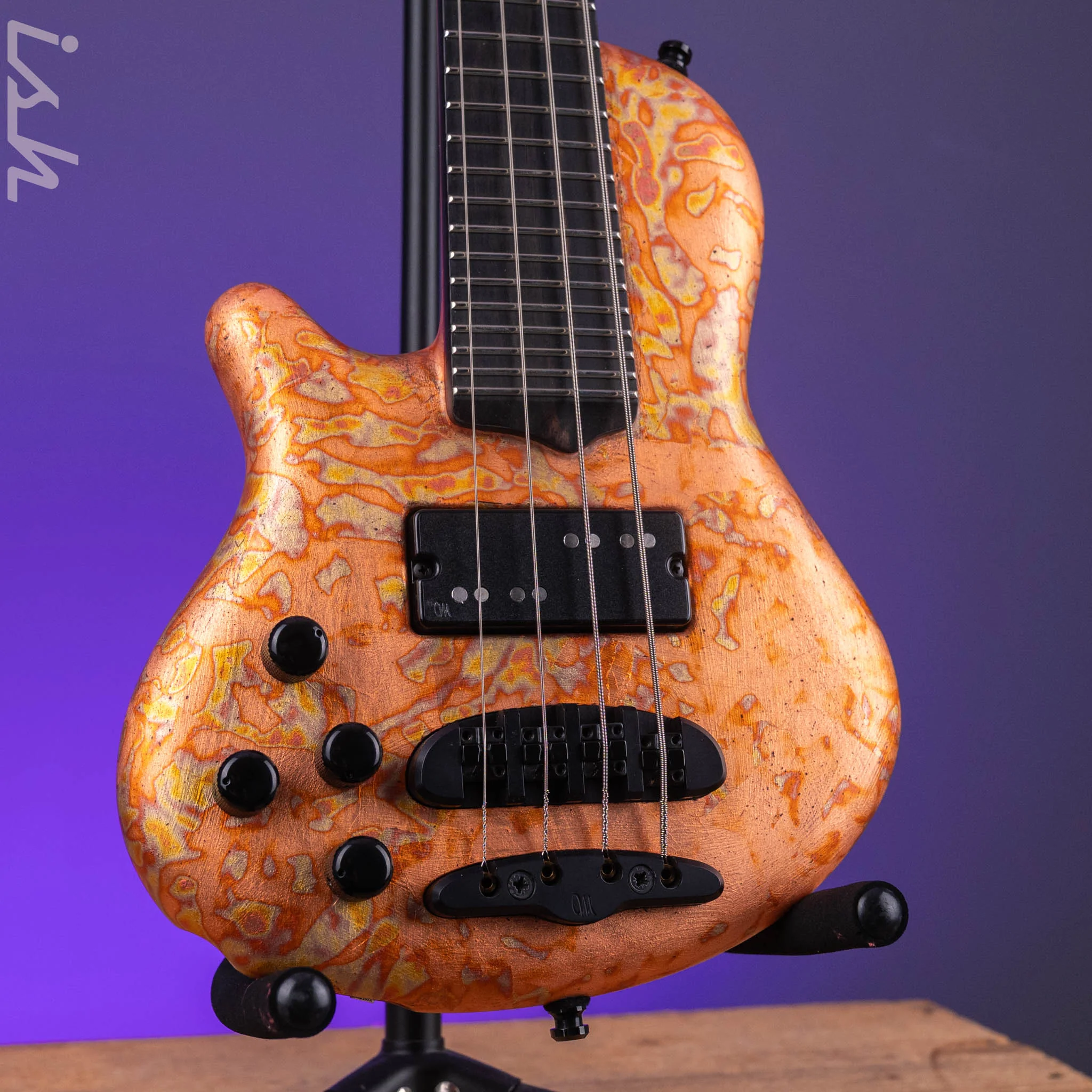 Mayones Cali 4 Mini Bass Lefty Black Limba