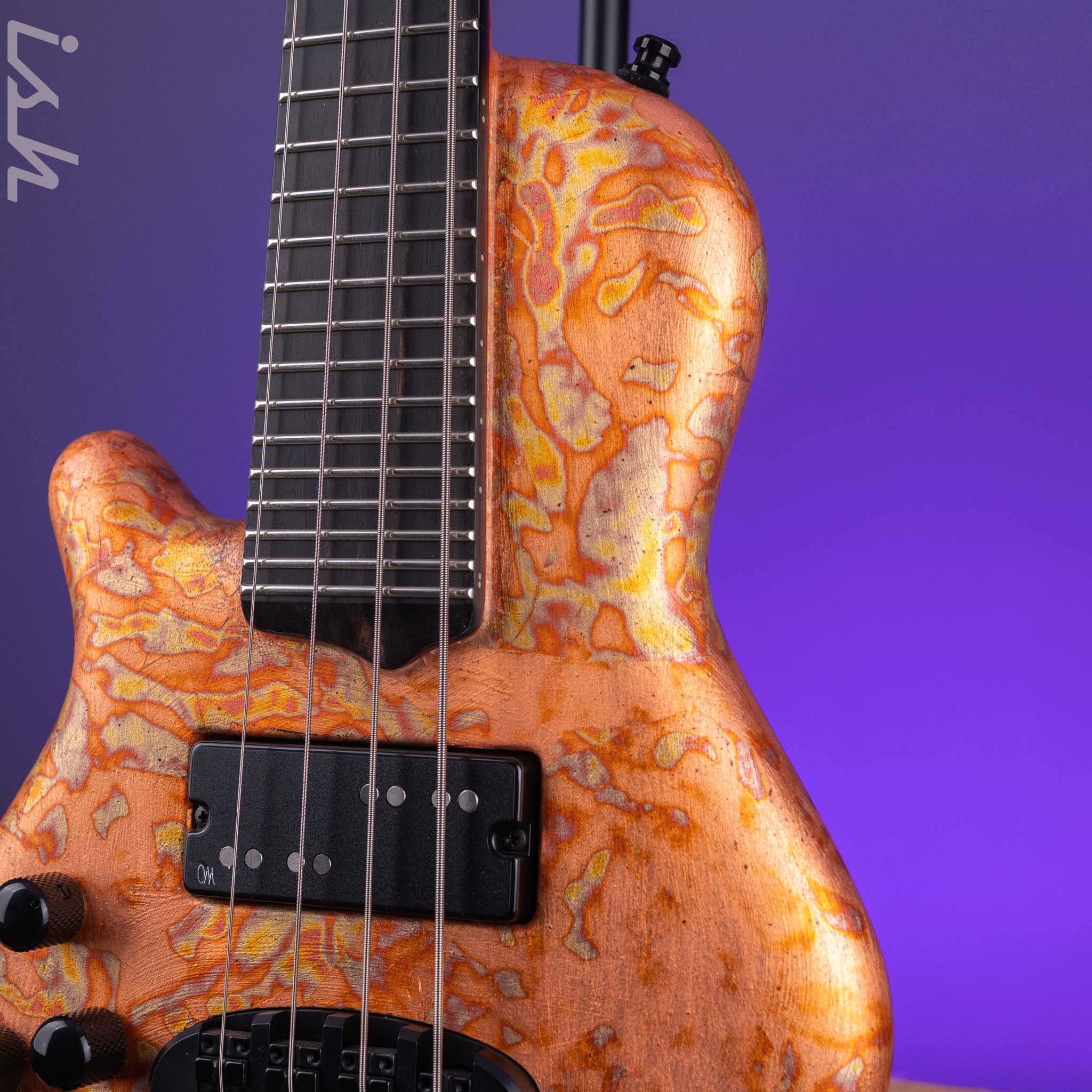 Mayones Cali 4 Mini Bass Lefty Black Limba - Image 4