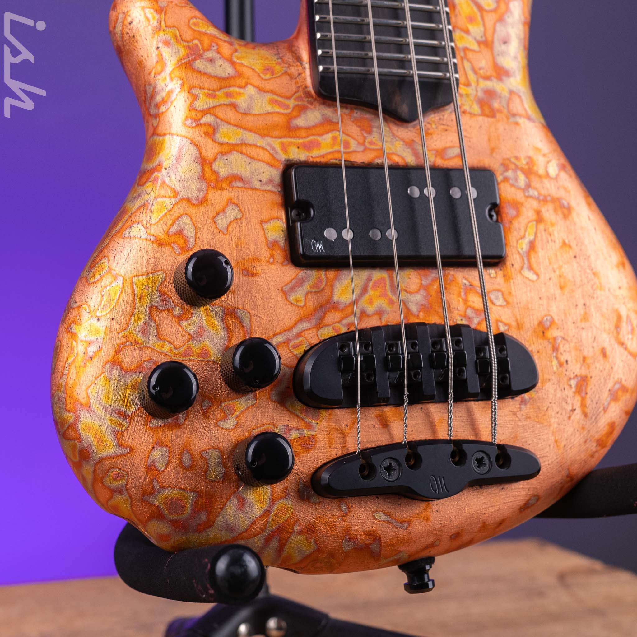 Mayones Cali 4 Mini Bass Lefty Black Limba - Image 5