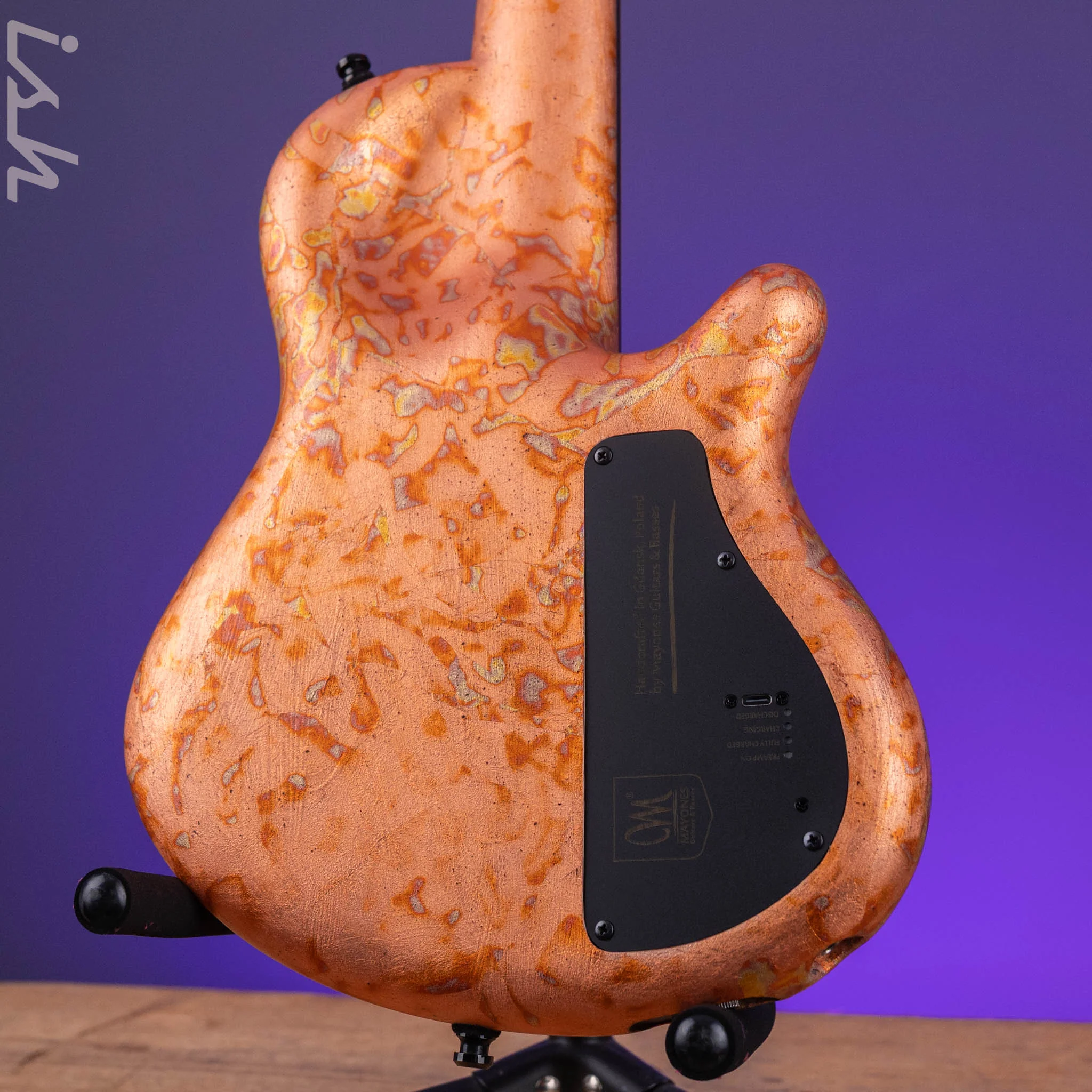 Mayones Cali 4 Mini Bass Lefty Black Limba - Image 8