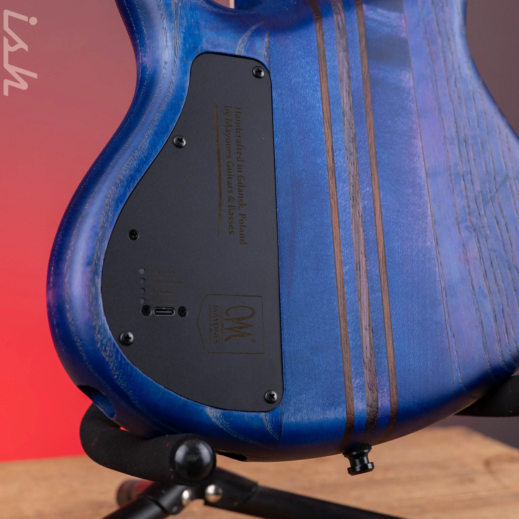 Mayones Cali 5 Fretless Mini Bass Spruce Purple - Image 10