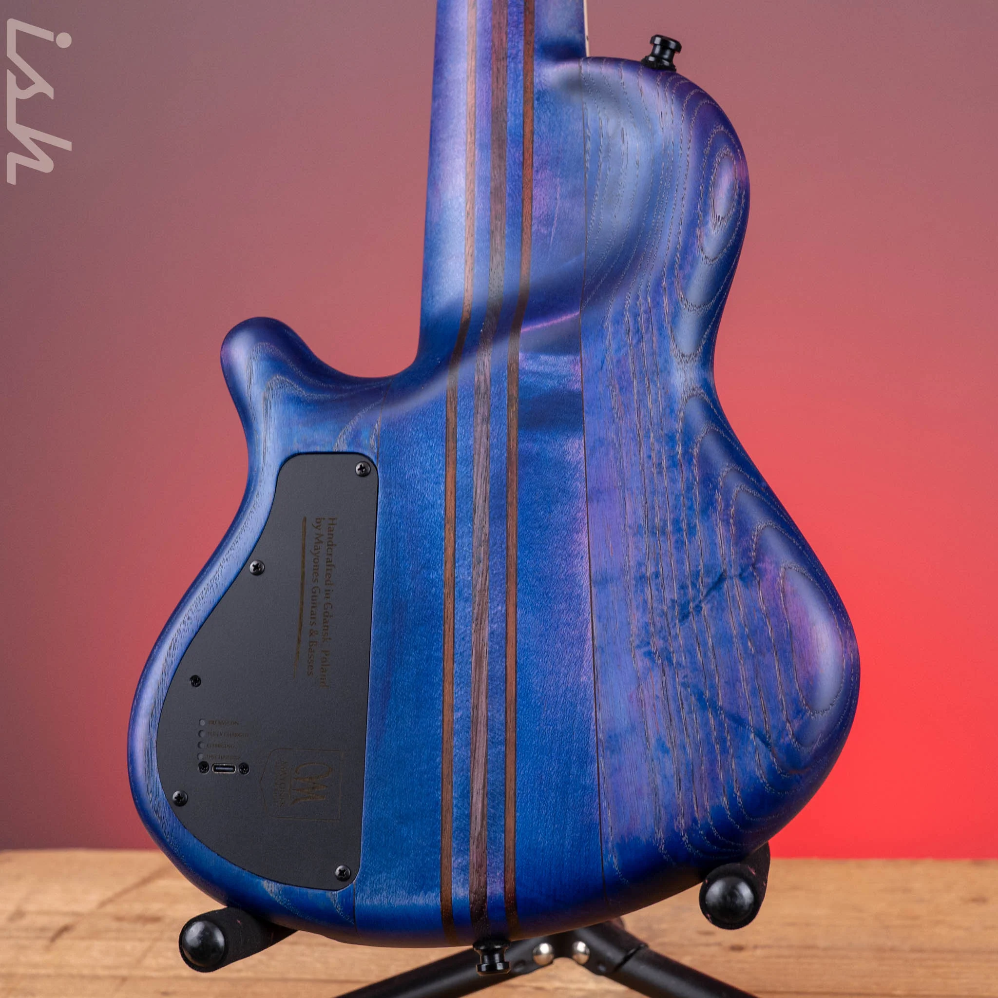 Mayones Cali 5 Fretless Mini Bass Spruce Purple - Image 8