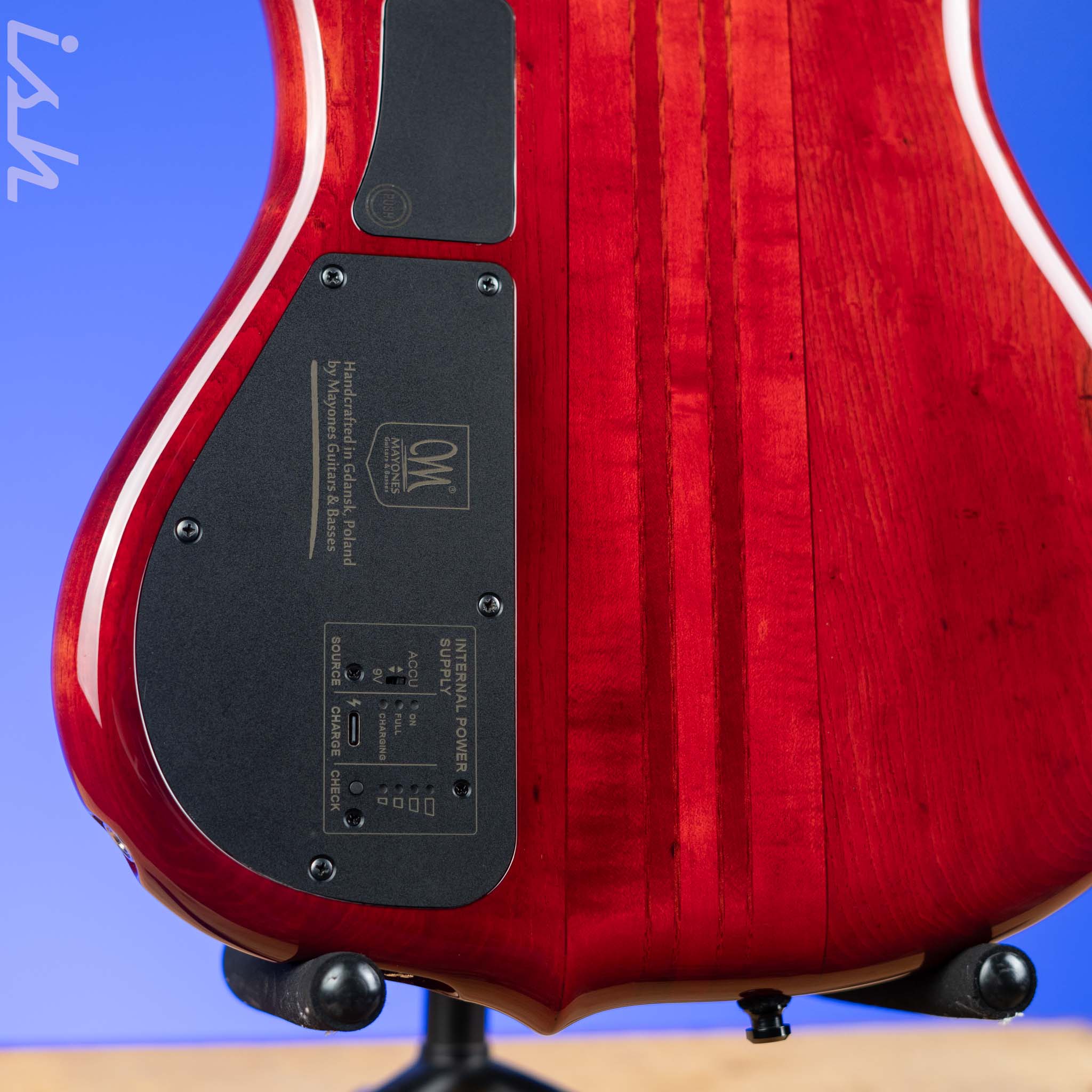 Mayones Comodous 4 Bass Liquid Red NAMM 2024 - Image 9