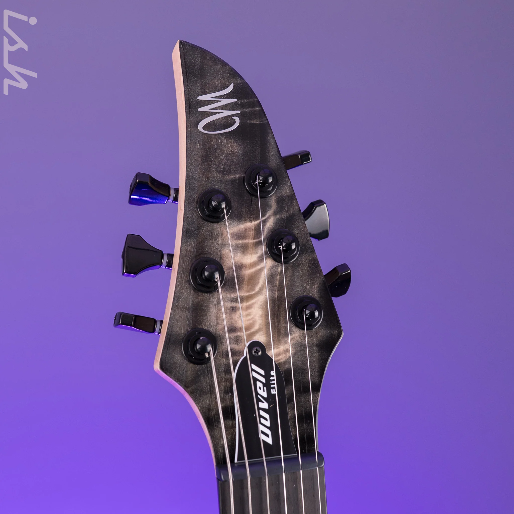 Mayones Duvell Elite 4EVER 6 Natural Fade Black Burst Out - Image 6