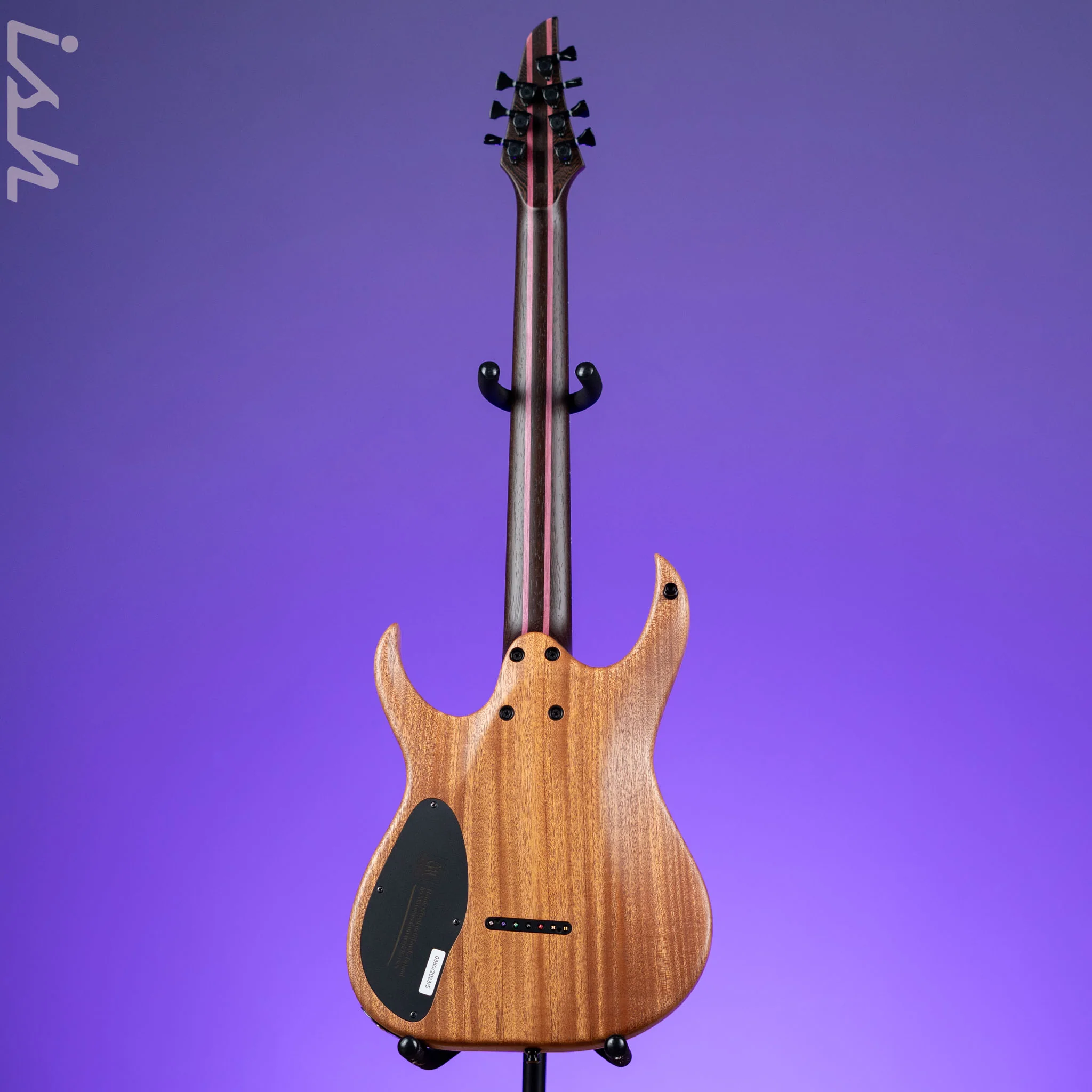 Mayones Duvell Elite 7 Electric Guitar Natural Fade Turquoise Burst 2024 NAMM - Image 7
