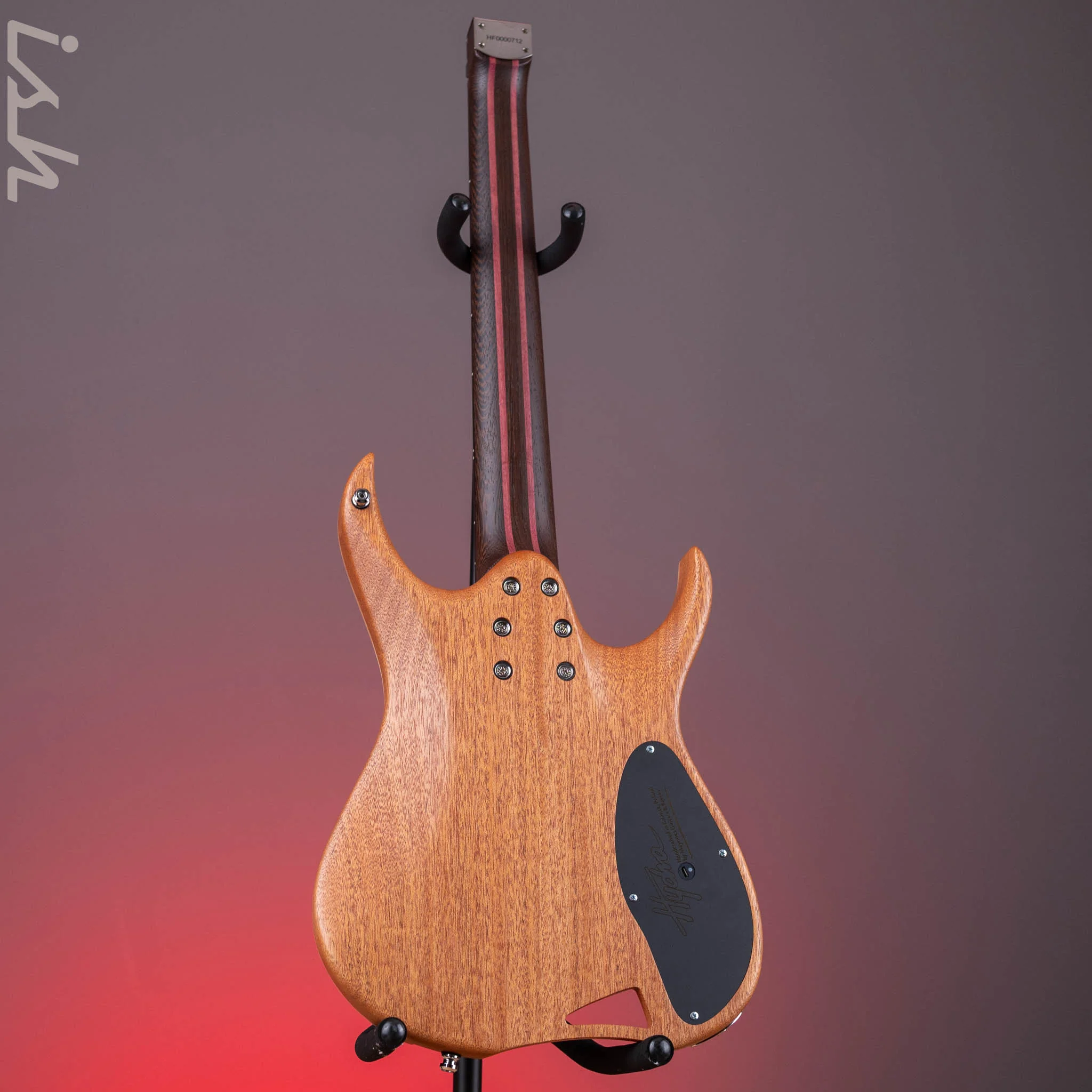 Mayones Hydra Elite VF 7-String Guitar Lefthand Transparent Satin Aquamarine Horizon - Image 6