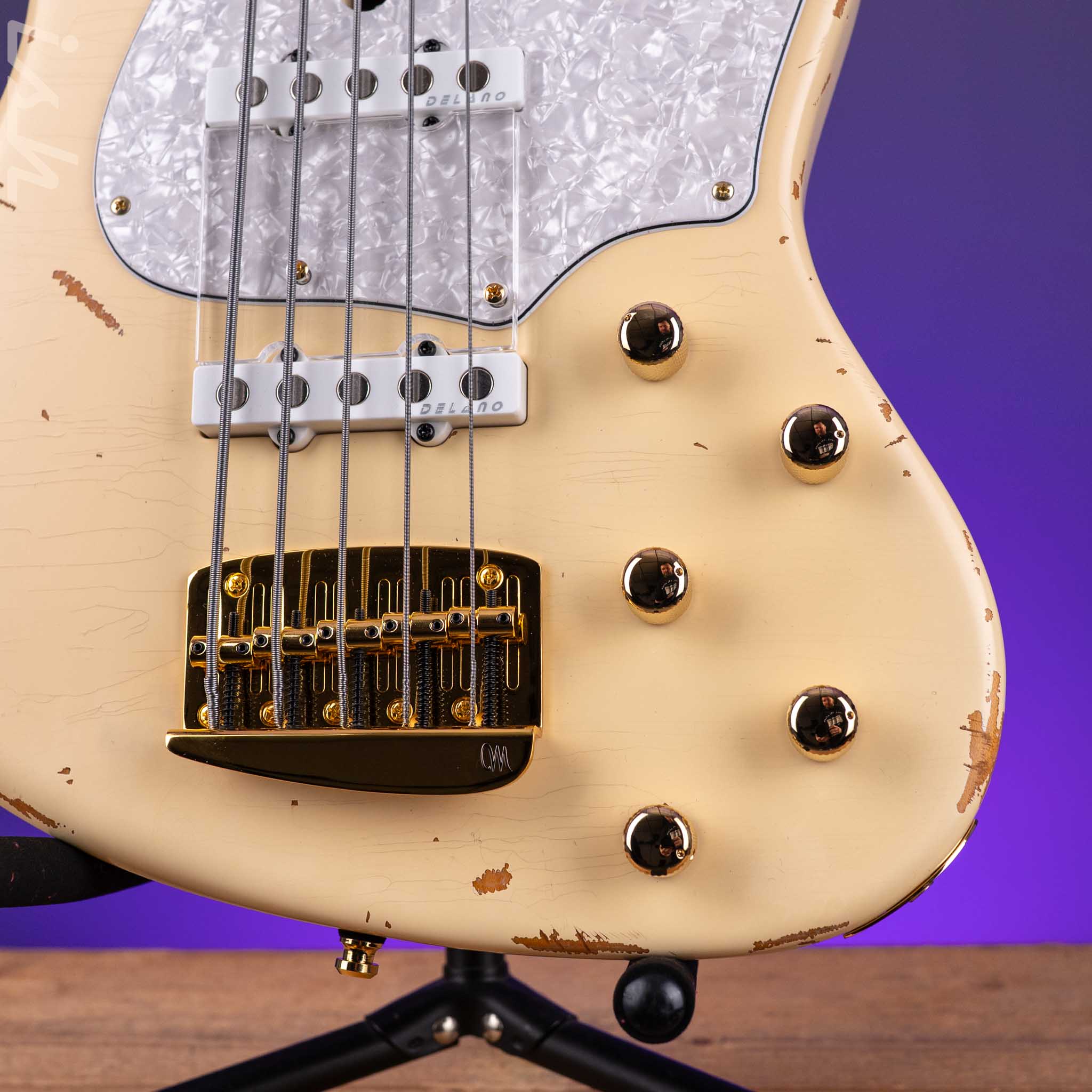 Mayones Jabba 5 Hadrien Feraud Signature Aged Yellow - Image 5