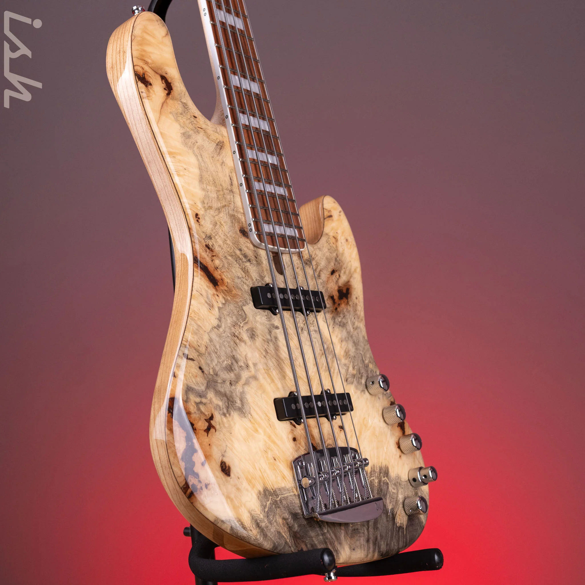 Mayones Jabba Custom 5 Buckeye Burl - Image 3
