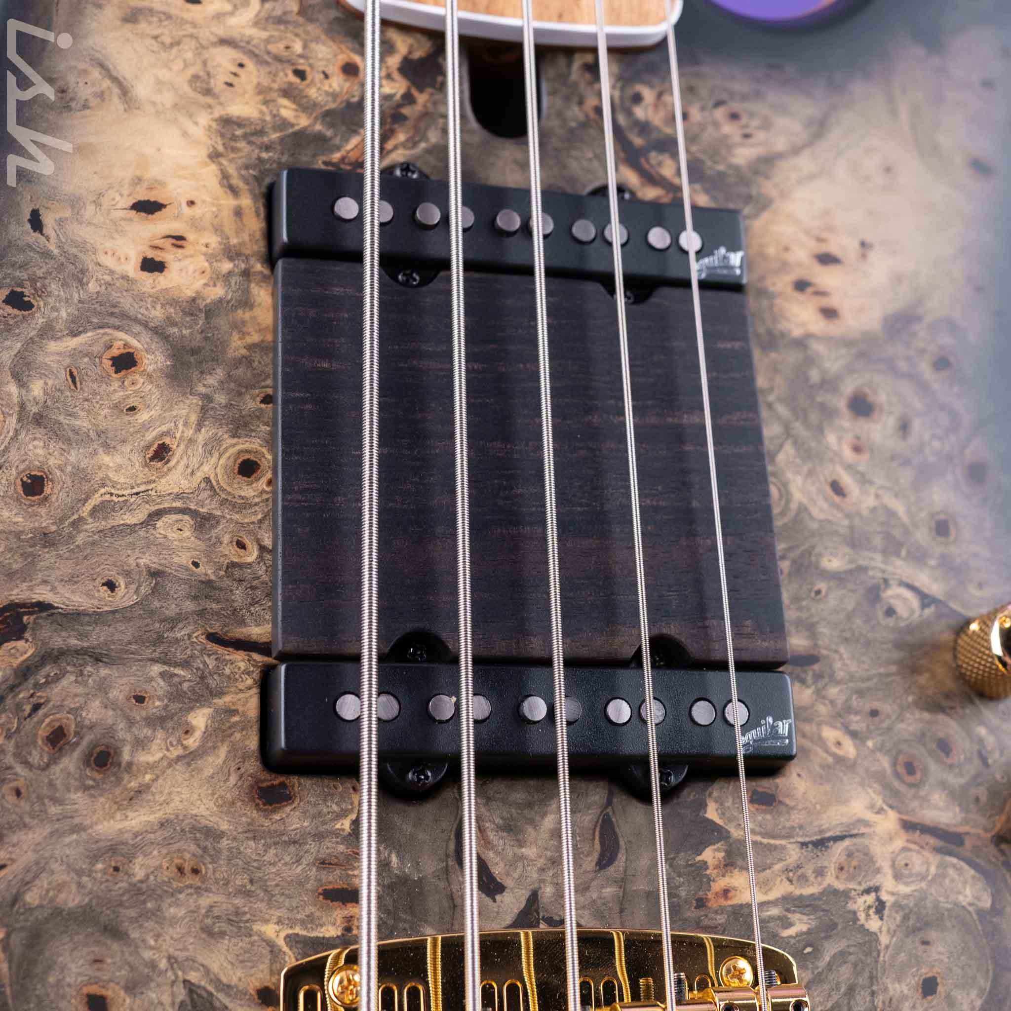 Mayones Jabba Custom 5 Trans Custom Color Satin Thin Black Burst - Image 4