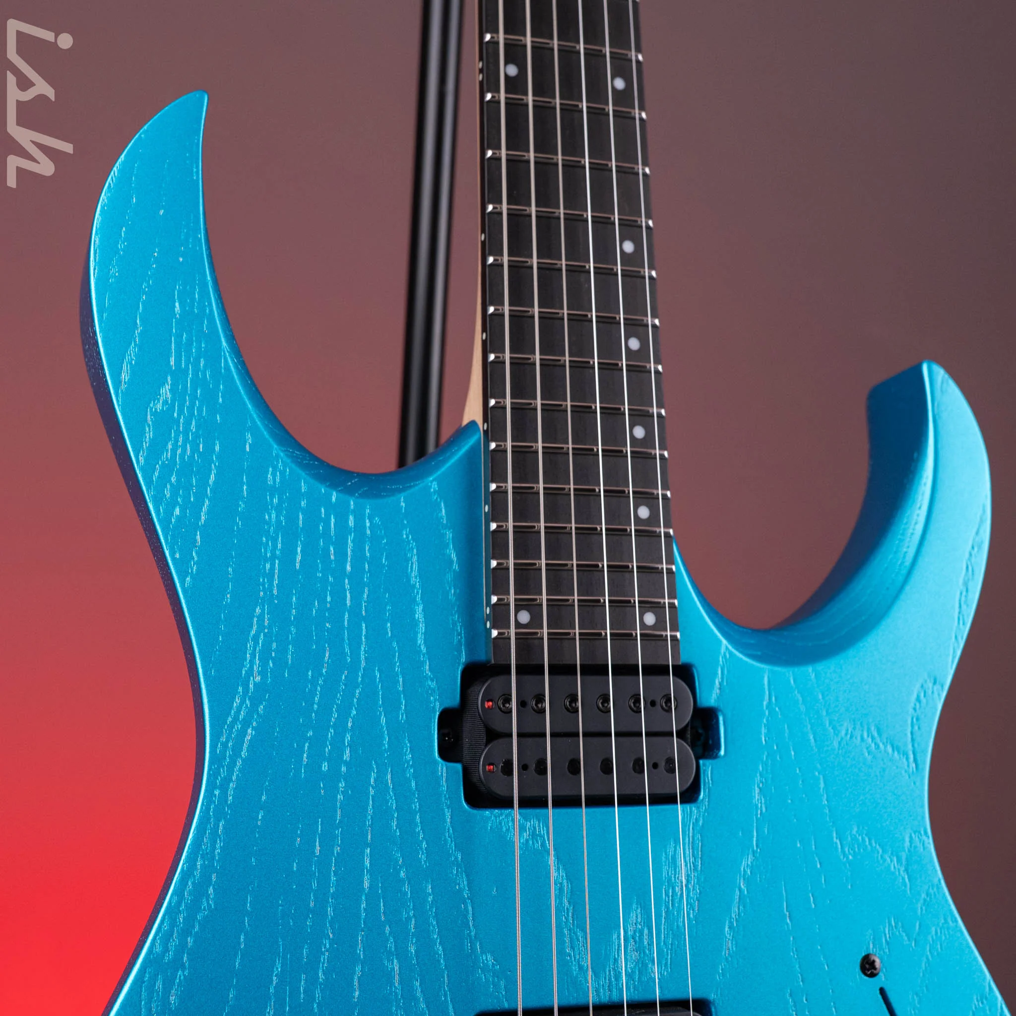 Mayones Jassper DT 6 Metallic Opal Blue Demo - Image 3