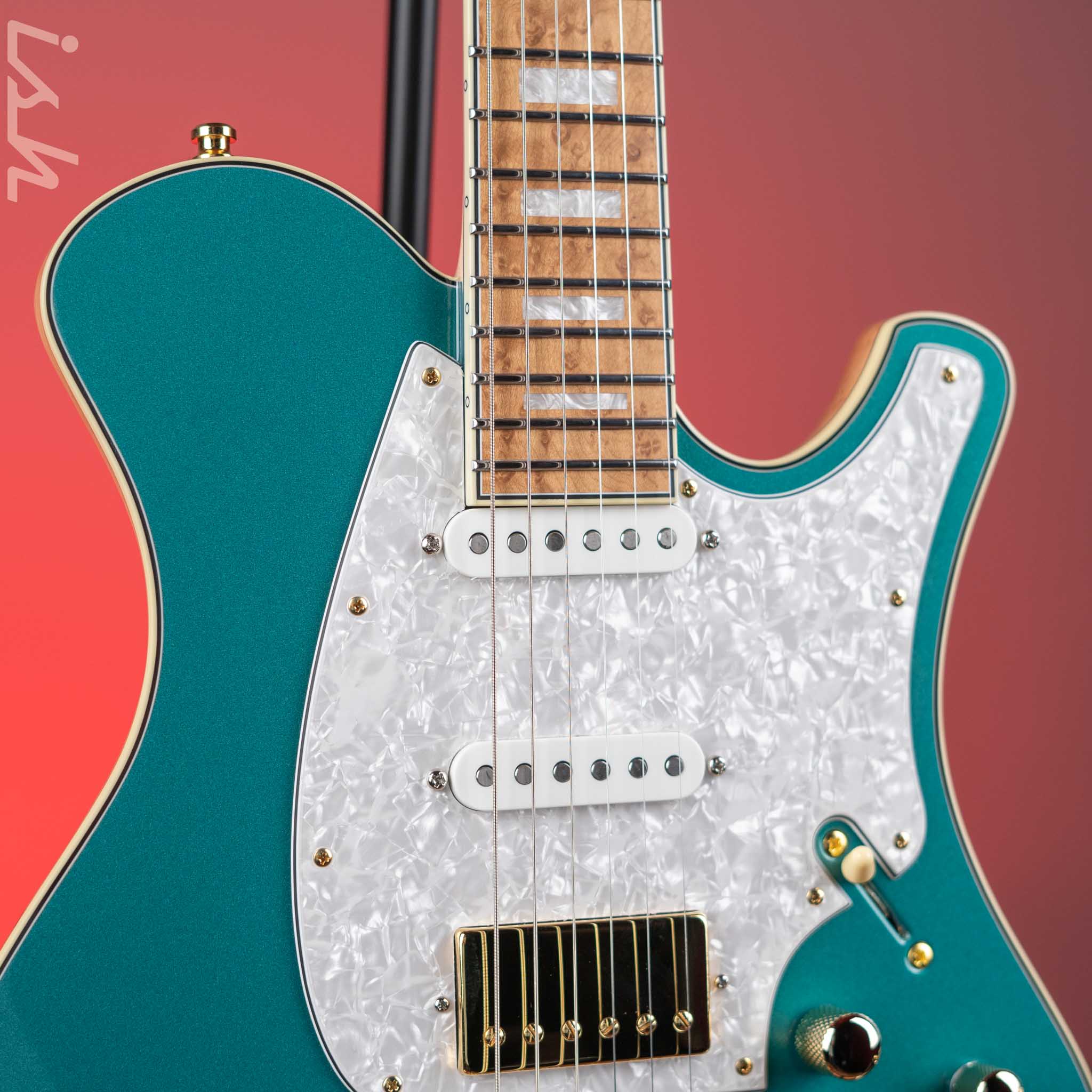 Mayones Legend V22 6 Metallic Sherwood Green NAMM 2024 - Image 3