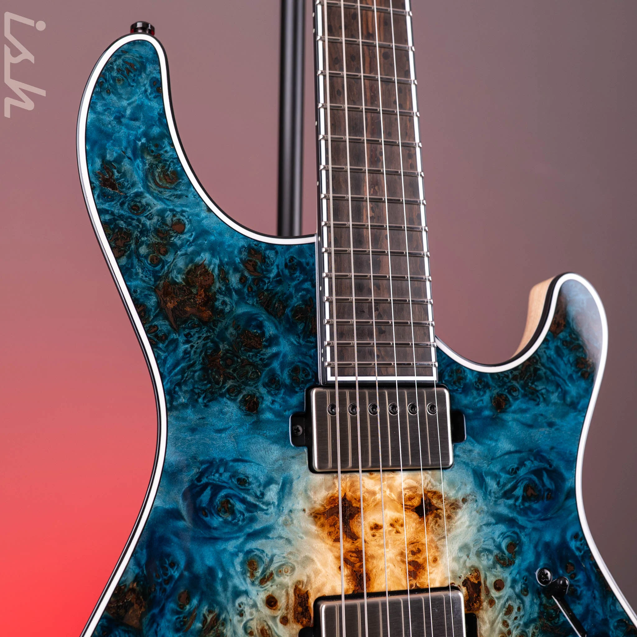 Mayones Regius 6 NAMM 2026 Eye Poplar Turquoise Burst Out - Image 4