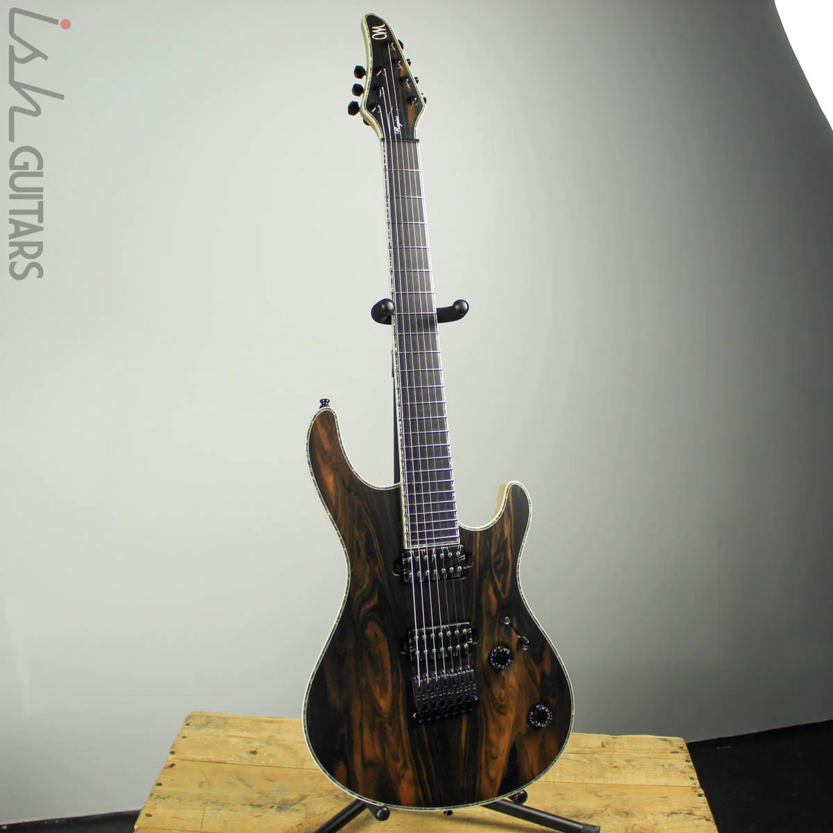 2016 Mayones Regius 7 Custom Macassar Ebony Natural - Image 2