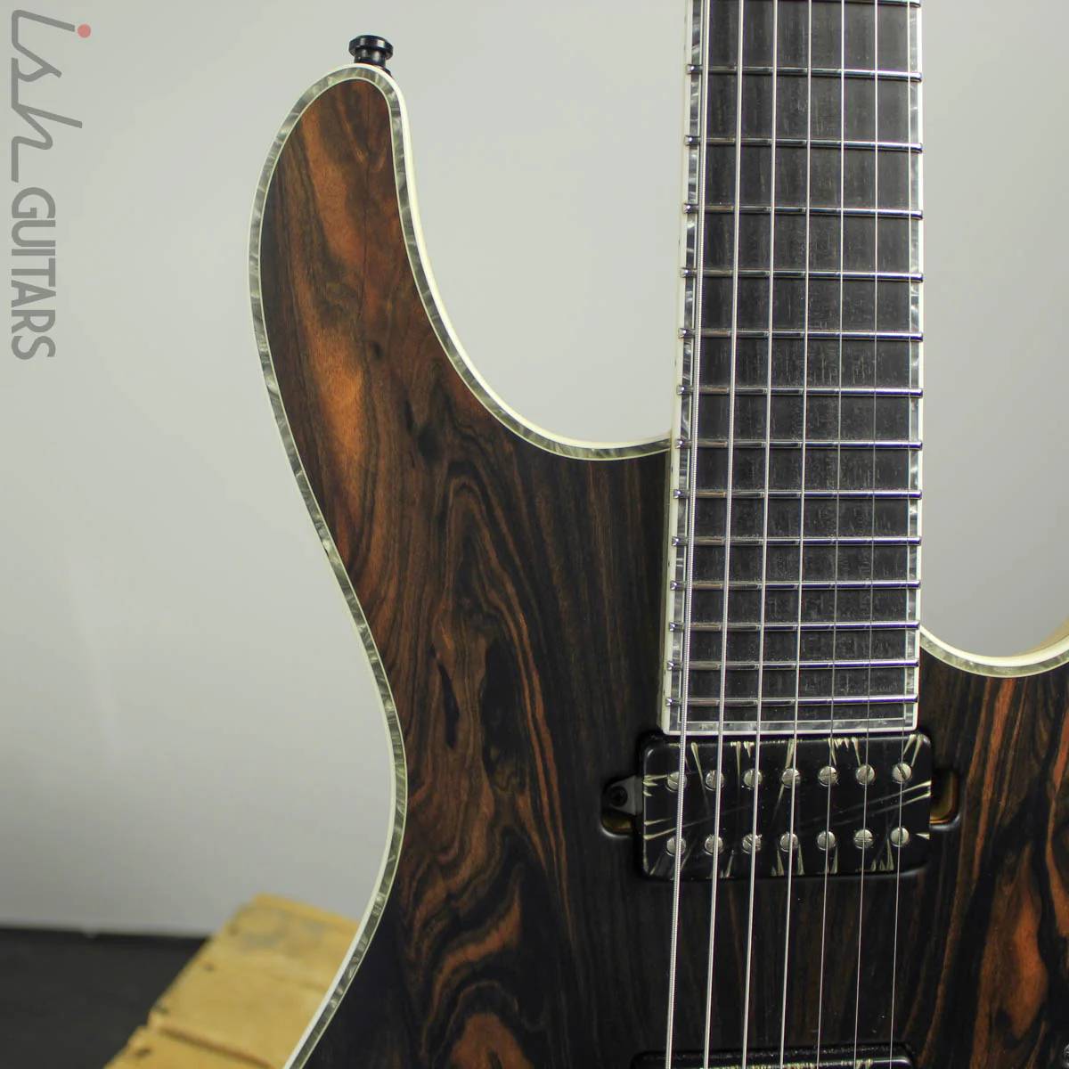 2016 Mayones Regius 7 Custom Macassar Ebony Natural - Image 4