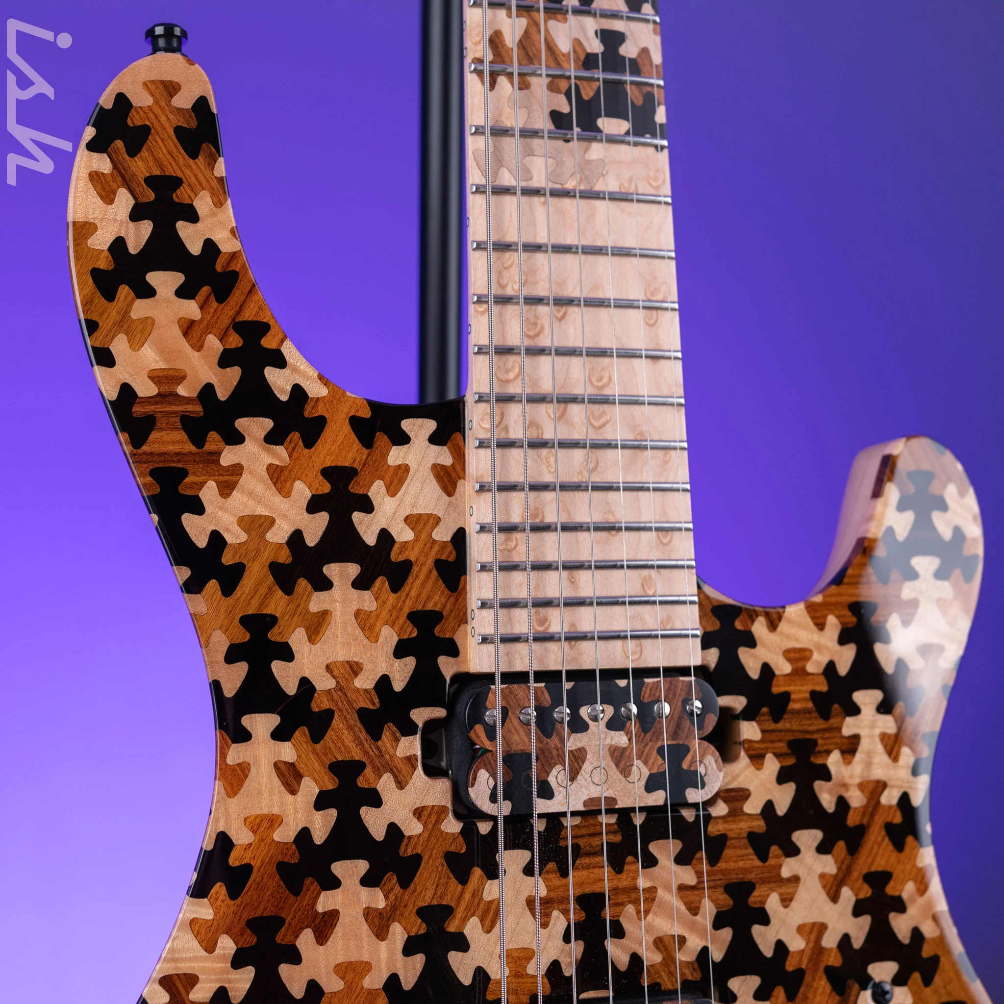 Mayones Regius 7 Triskelion Trans Natural Gloss 7-String Guitar - Image 3