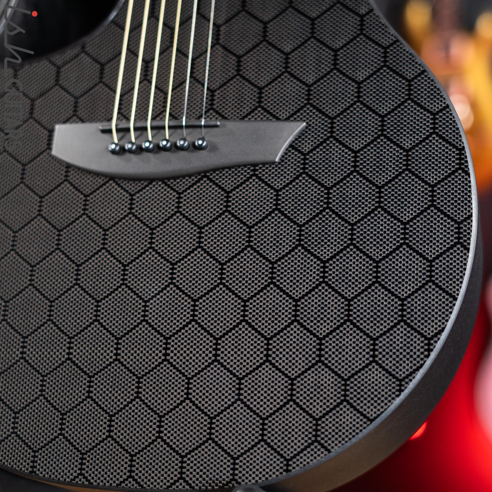 McPherson Sable Carbon Series Acoustic Electric Guitar Honeycomb Black Hardware - Image 4