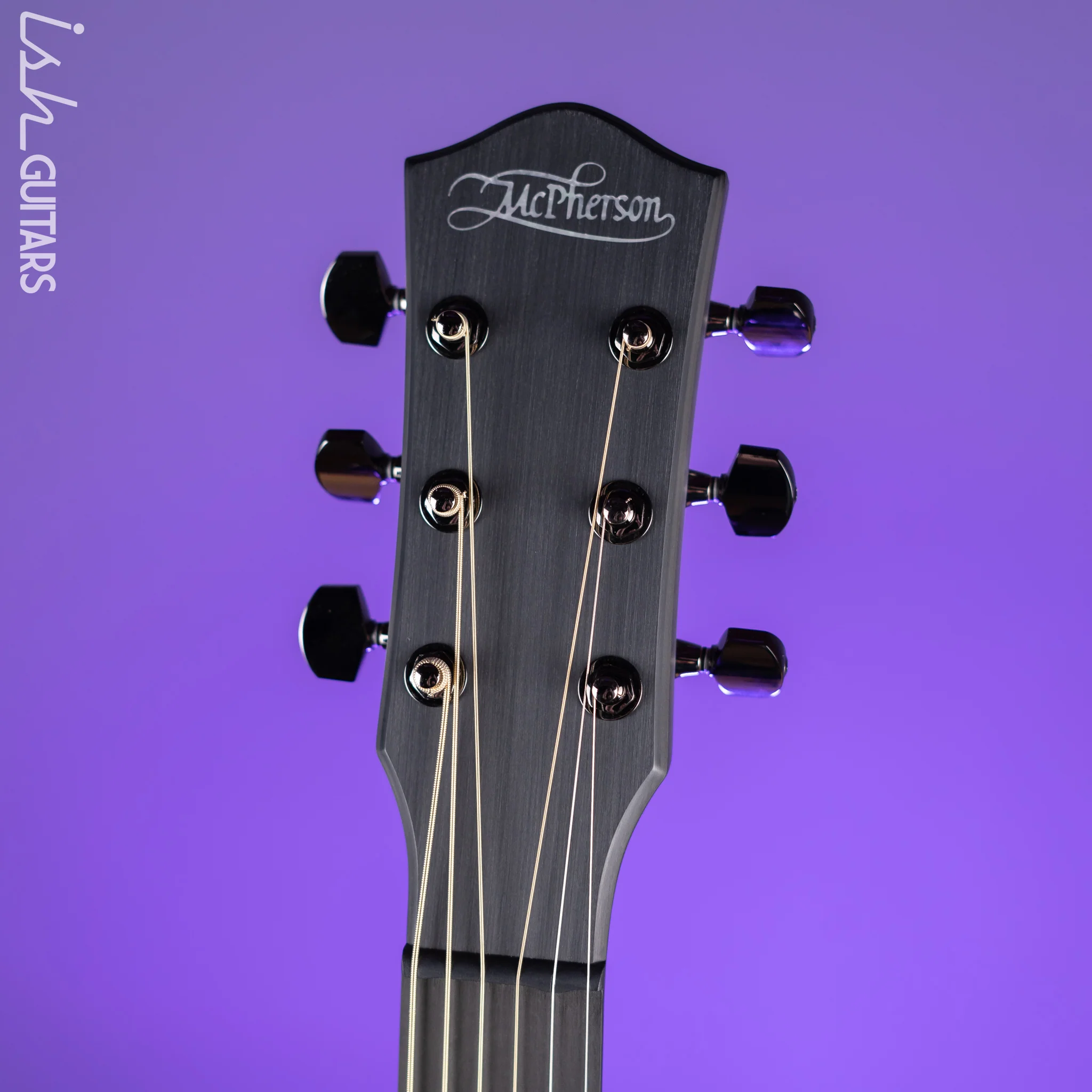 McPherson Sable Honeycomb Carbon Acoustic-Electric Guitar Black Hardware - Image 5