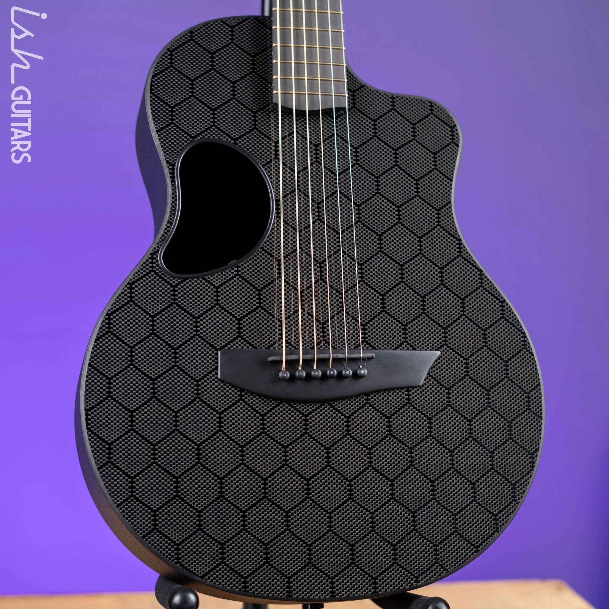 McPherson Touring Carbon Fiber Acoustic-Electric Guitar Honeycomb Top Gold Hardware